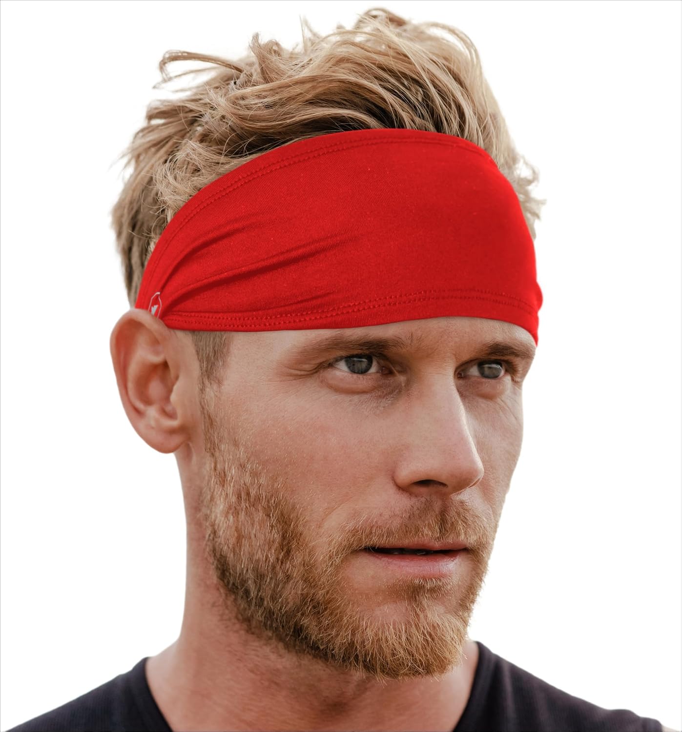 Tough Outfitters Headband for Men - Mens Headbands - Working Out Sports Performance Head Bands - Athletic Cycling Running Sweat Band, Football Headbands - Sweat Bands Men/Women