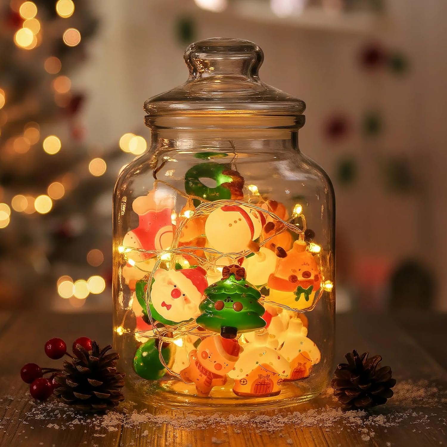 LOLStar Halloween String Lights Decorations, 9.8FT 20 LED Halloween Fairy Lights, Battery Operated (Not Included) with Timer Function and 8 Flashing Modes, Cute Booday Lights 2025 Home Indoor Decor