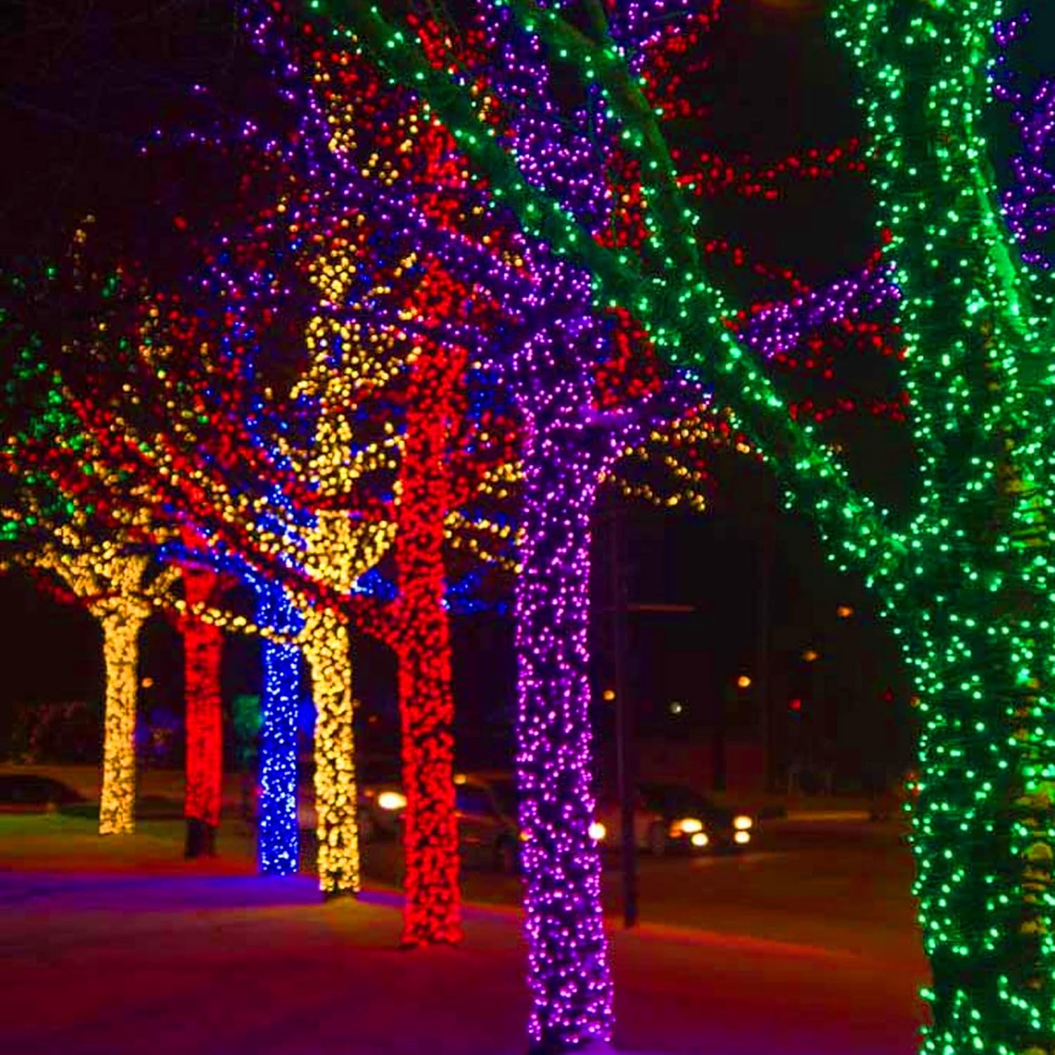 Dazzle Bright Smart Color Changing Halloween Lights, 66FT 200 LED RGB String Lights with Remote & App Controlled, Christmas Decorations for Indoor Outdoor Holiday Xmas Tree Party Decor