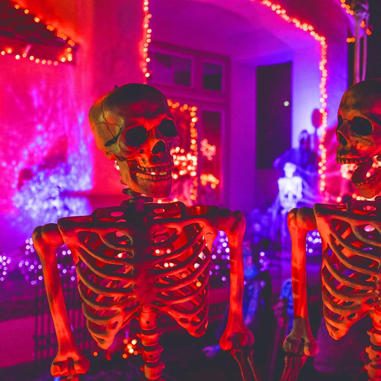 Brightown 12 Pack LED Fairy Lights Battery Operated String Lights - 7ft 20LED Waterproof Silver Wire Firefly Starry Moon Lights for DIY Crafts Wedding Table Centerpieces Party Bedroom Christmas