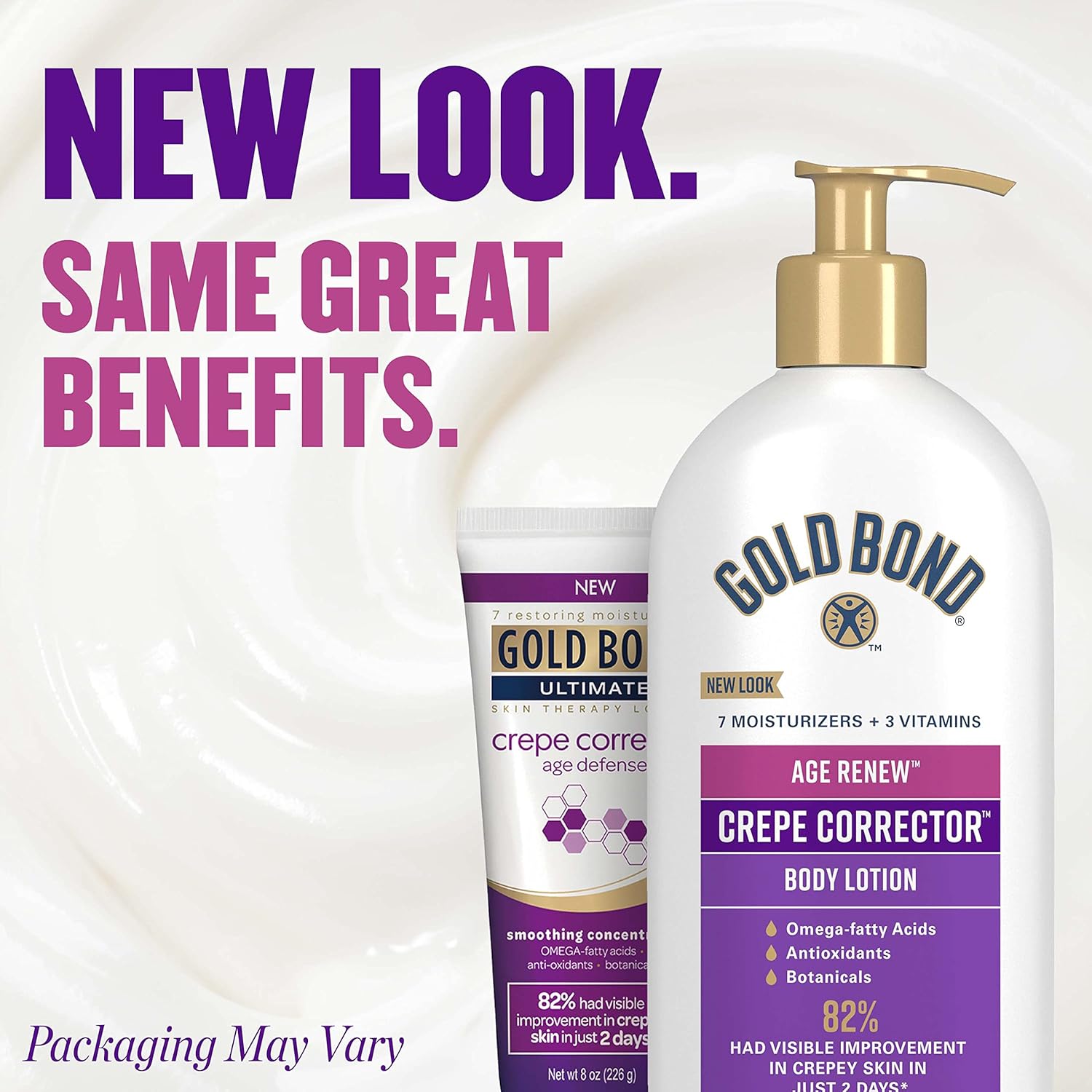 Gold Bond Age Renew Crepe Corrector Body Lotion, Replenishing & Smoothing Formula, 8 oz.