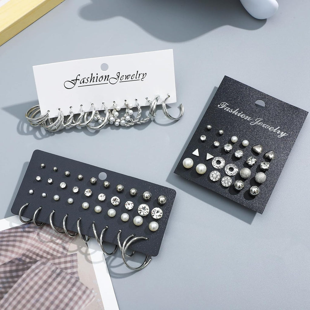 NEWITIN 69 Pieces Gold Jewelry Set for Women Fashion Costume Jewelry Gold Plated Necklace Bracelet Earrings Set for Women