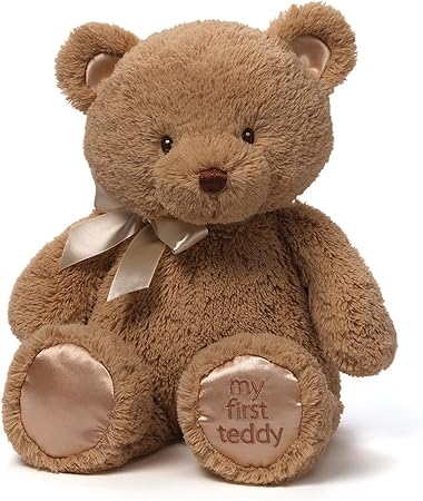 GUND Baby My First Teddy Bear, Ultra Soft Animal Plush Toy for Babies and Newborns, Tan, 15”
