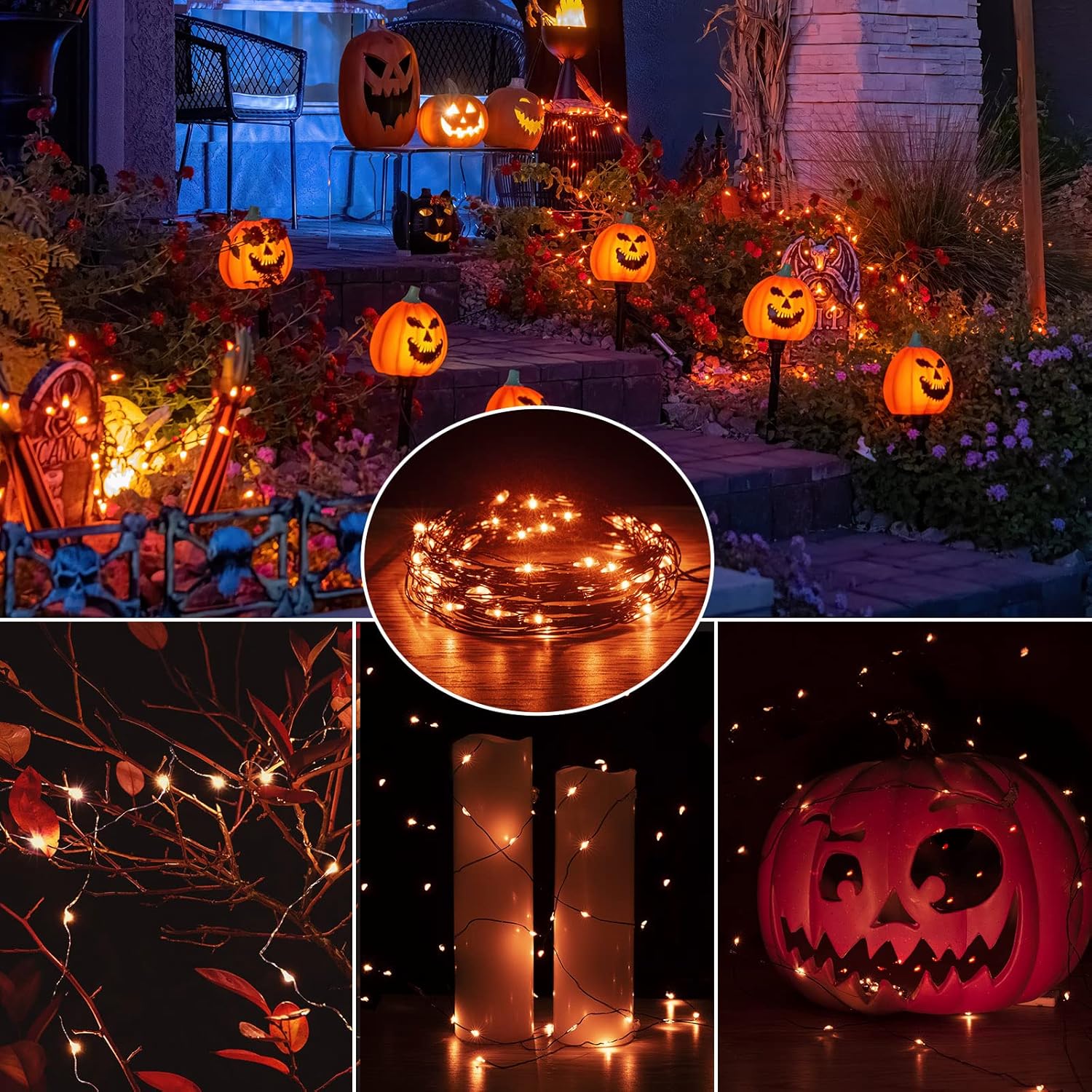 Brightown 12 Pack LED Fairy Lights Battery Operated String Lights - 7ft 20LED Waterproof Silver Wire Firefly Starry Moon Lights for DIY Crafts Wedding Table Centerpieces Party Bedroom Christmas