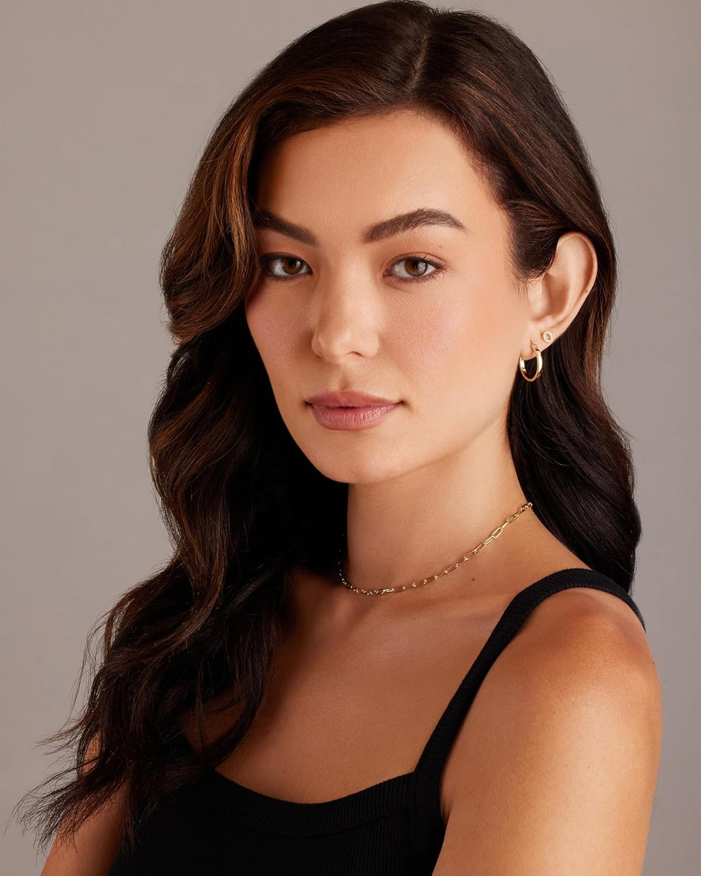 PAVOI 14K Gold Plated 925 Sterling Silver Post Lightweight Hoops | 20mm - 30mm Earring | Gold Hoop Earrings for Women