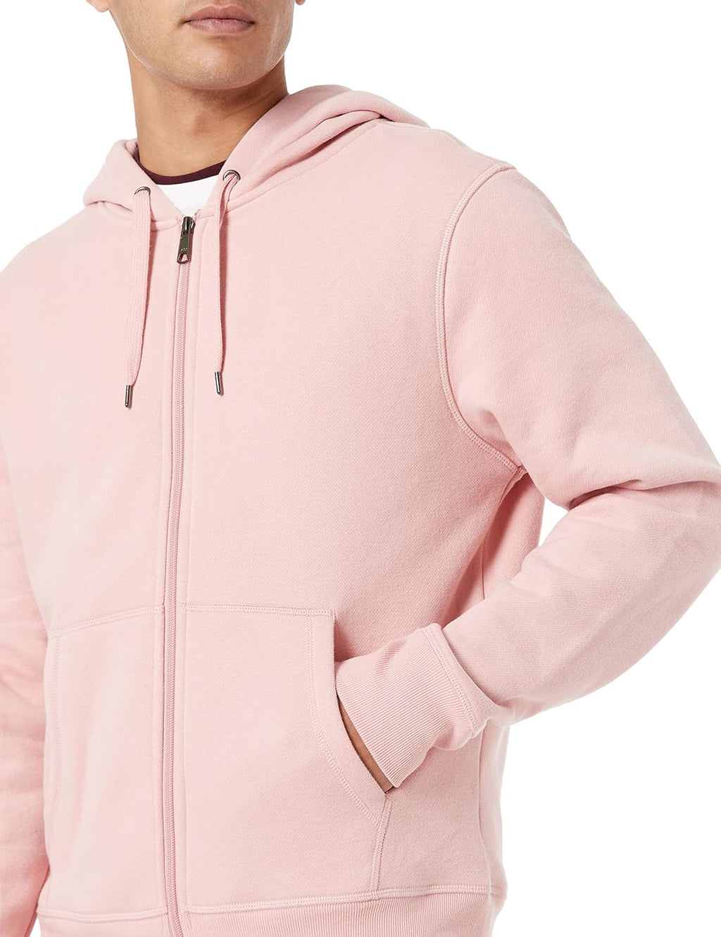 Essentials Men's Full-Zip Fleece Hoodie (Available in Big & Tall)