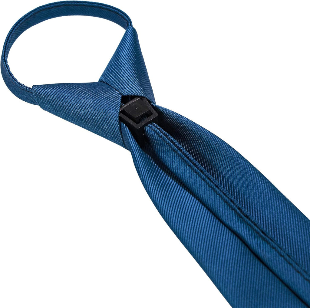 JEMYGINS 3.15“Solid Color Pre-tied Adjustable Necktie for Business and Wedding