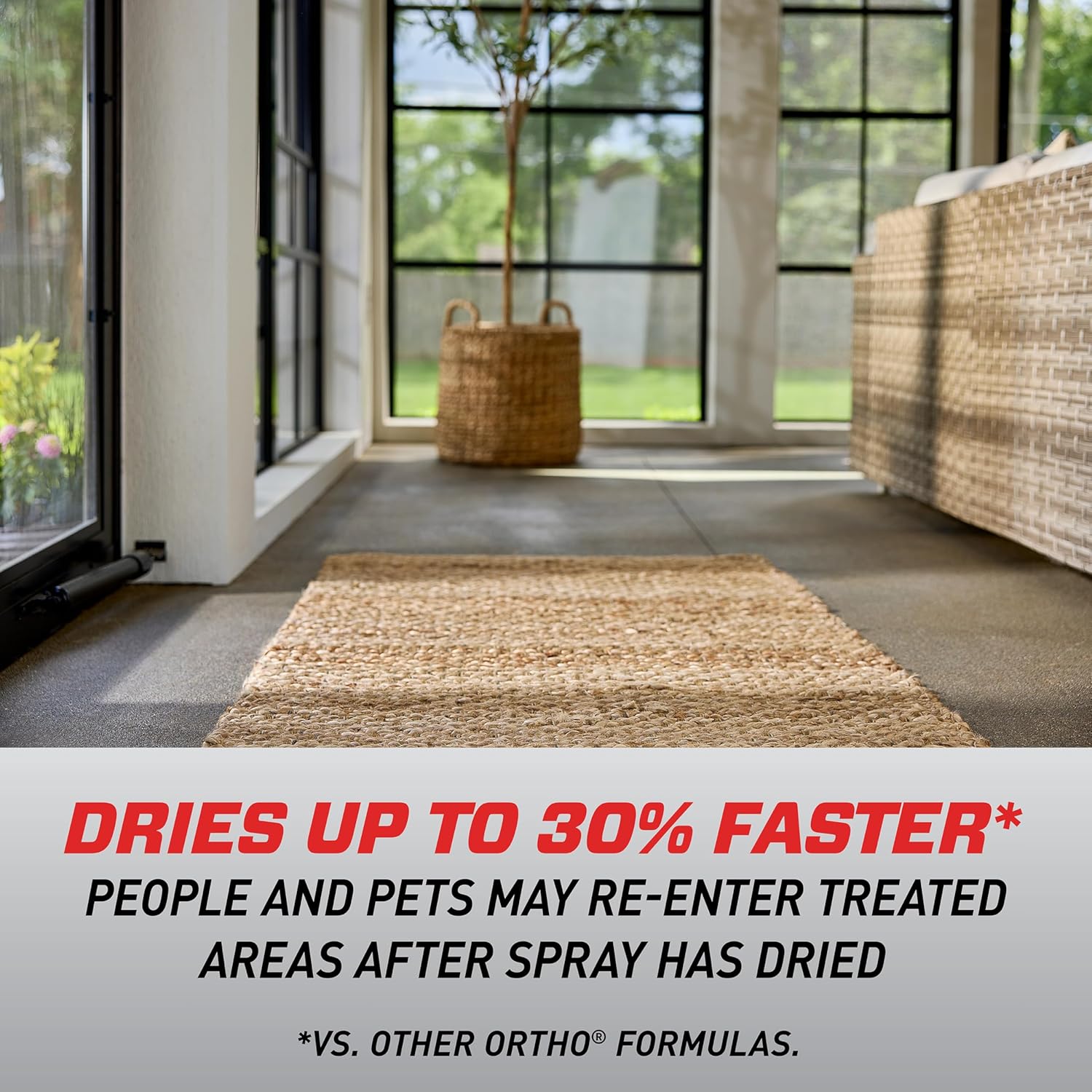 Ortho Home Defense Max Indoor Insect Barrier with Extended Reach Comfort Wand, Kills Ants, Roaches, Spiders, Fleas and Ticks, 1 gal.