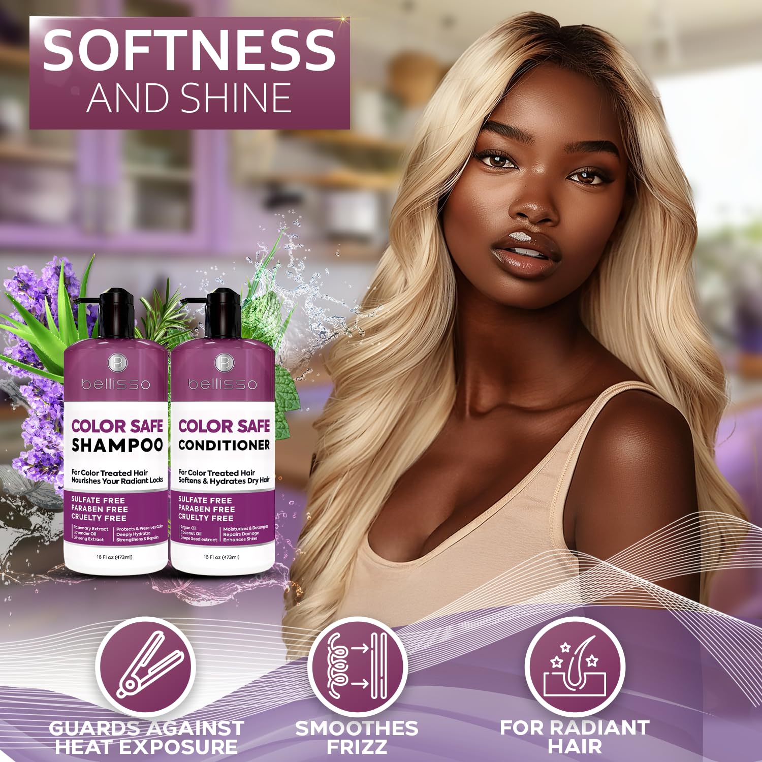 Biotin Shampoo and Conditioner Set - Sulfate and Paraben Free Treatment for Men and Women - Hair Thickening Volumizing Products to Help Boost Thinning Hair with Added Keratin