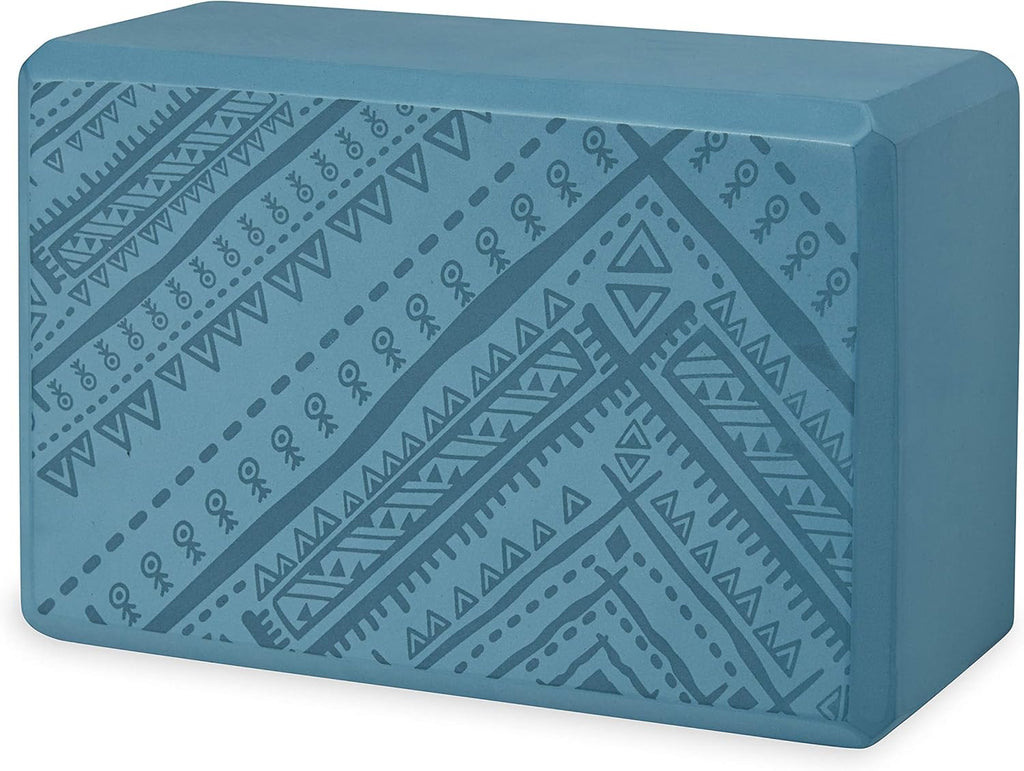 Gaiam Yoga Block - Supportive Latex-Free Eva Foam - Soft Non-Slip Surface with Beveled Edges for Yoga, Pilates, Meditation - Yoga Accessories for Stability, Balance, Deepen Stretches