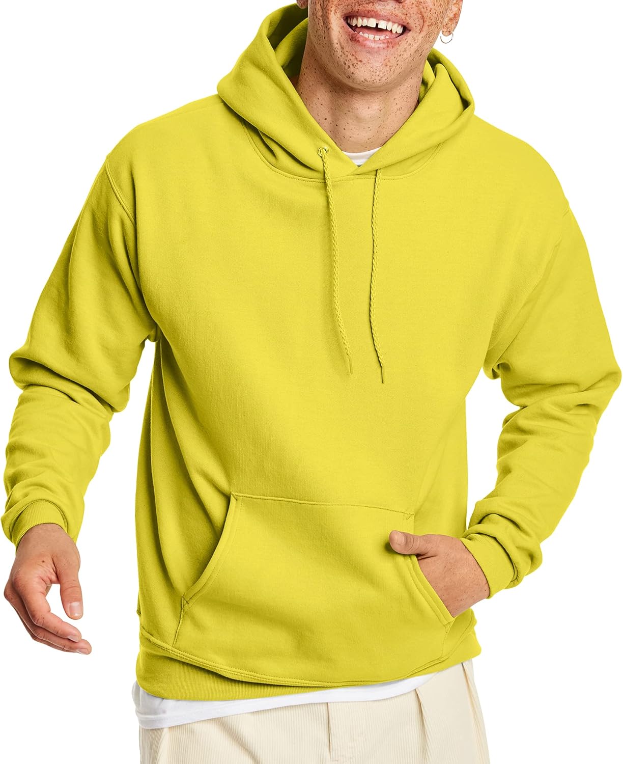 Hanes mens Hoodie, Ecosmart Fleece Hoodie, Hooded Sweatshirt for Men