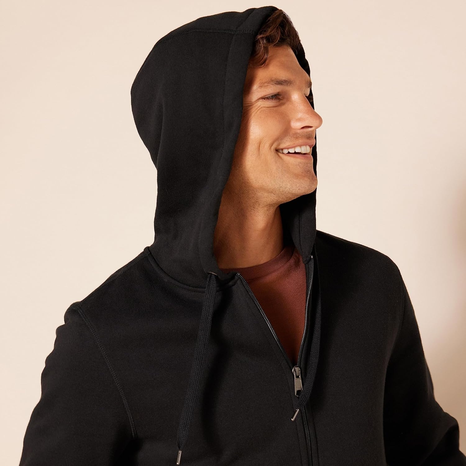 Essentials Men's Full-Zip Fleece Hoodie (Available in Big & Tall)