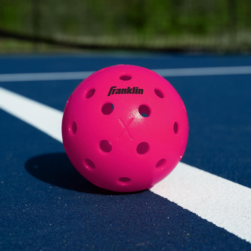Franklin Sports X-40 Outdoor Pickleballs - Official Ball of USA Pickleball, APP Tour + US Open - Regulation Size