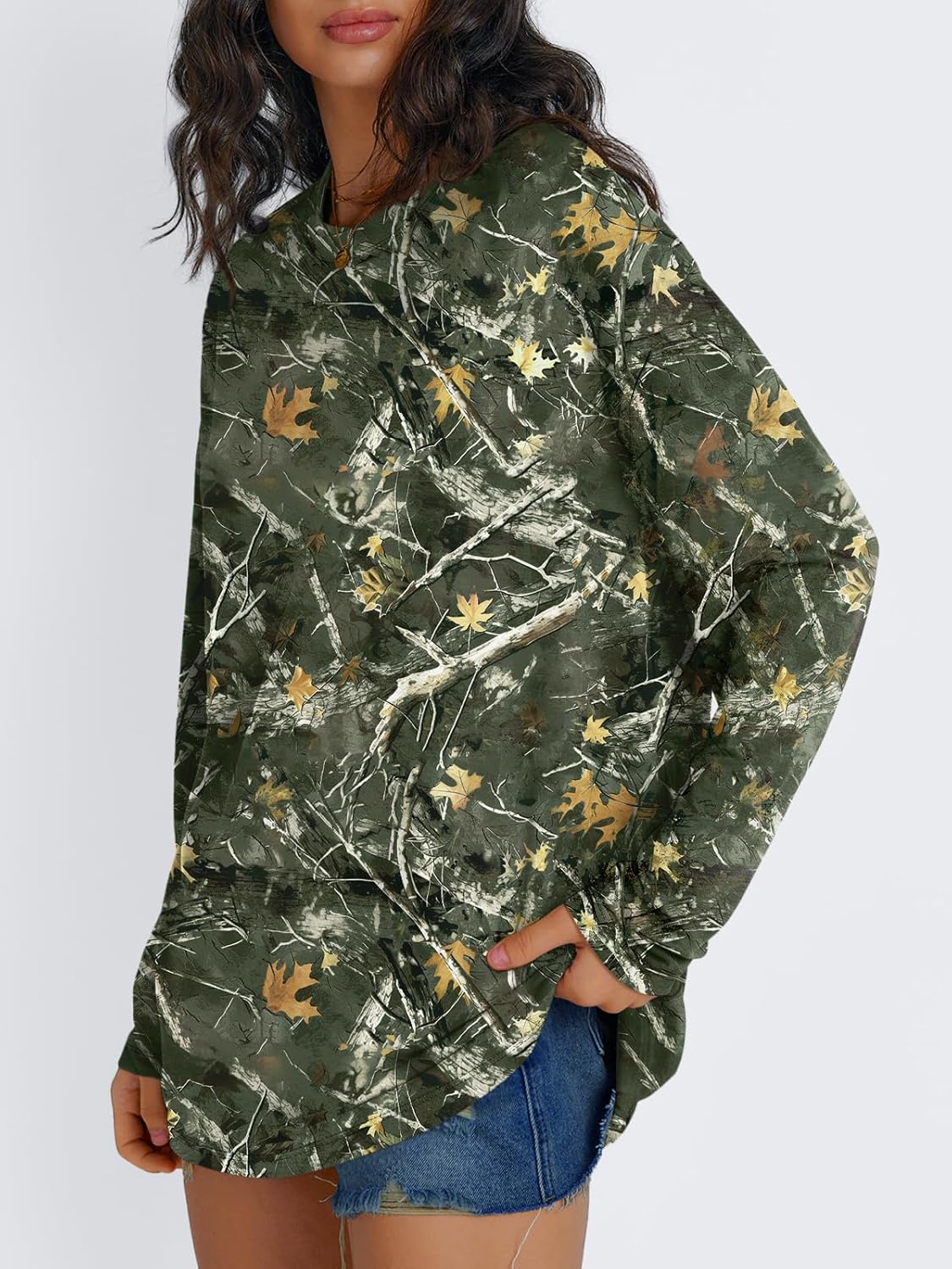 Trendy Queen Womens Oversized Long Sleeve T Shirts 2025 Basic Crewneck Tee Fall Tops Casual Workout Y2K Clothes