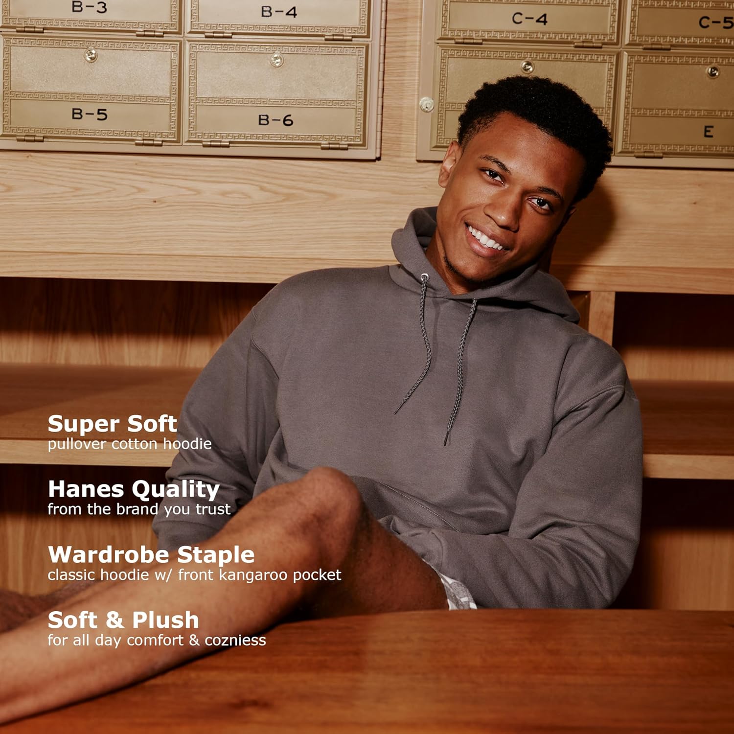 Hanes mens Hoodie, Ecosmart Fleece Hoodie, Hooded Sweatshirt for Men