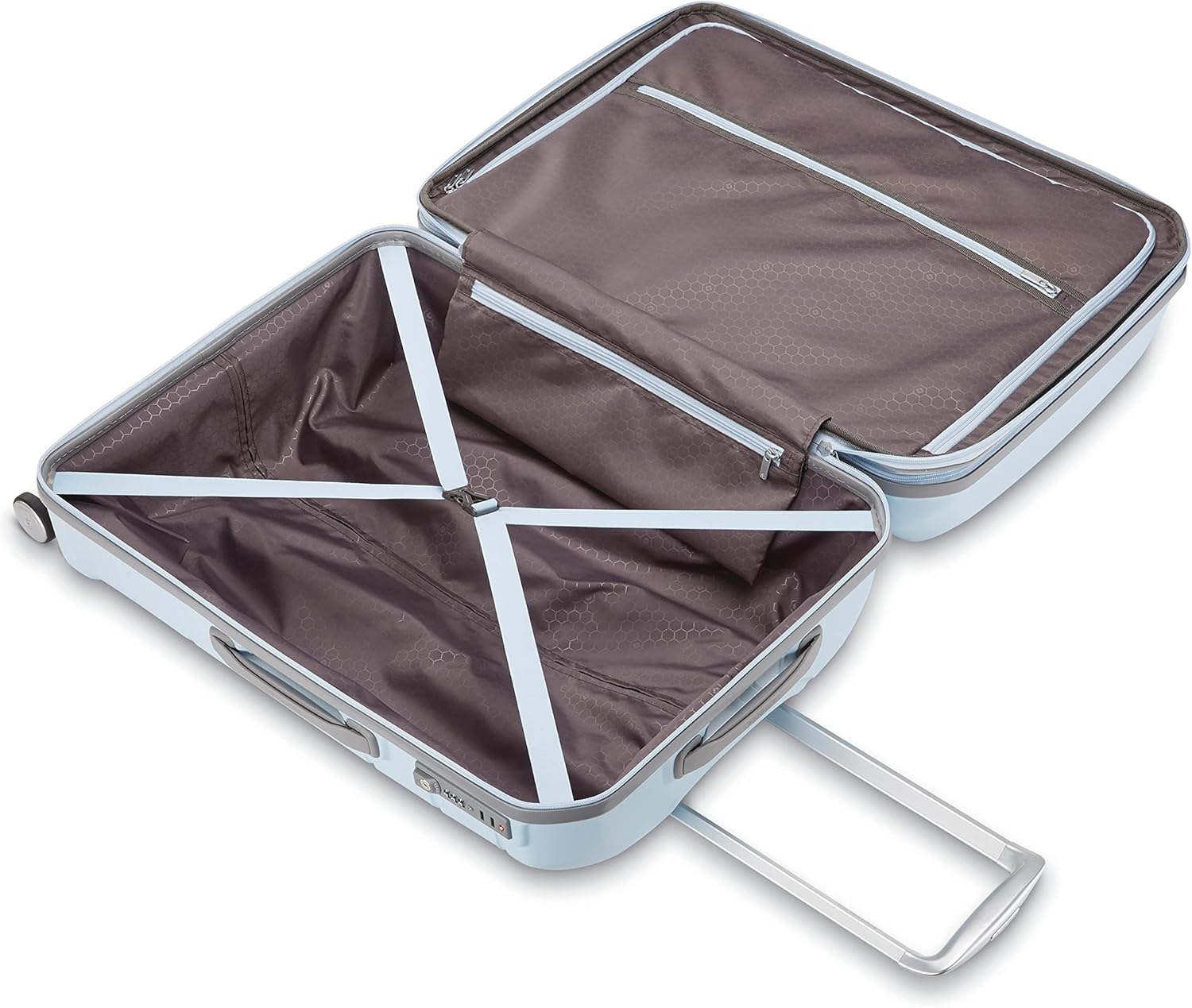 Samsonite Freeform Hardside Carry-On Luggage with Spinner Wheels - Hardshell Suitcase - TSA, Airline-Approved - Expandable Hard Shell, Smooth Rolling Wheels for Lightweight Travel - Navy