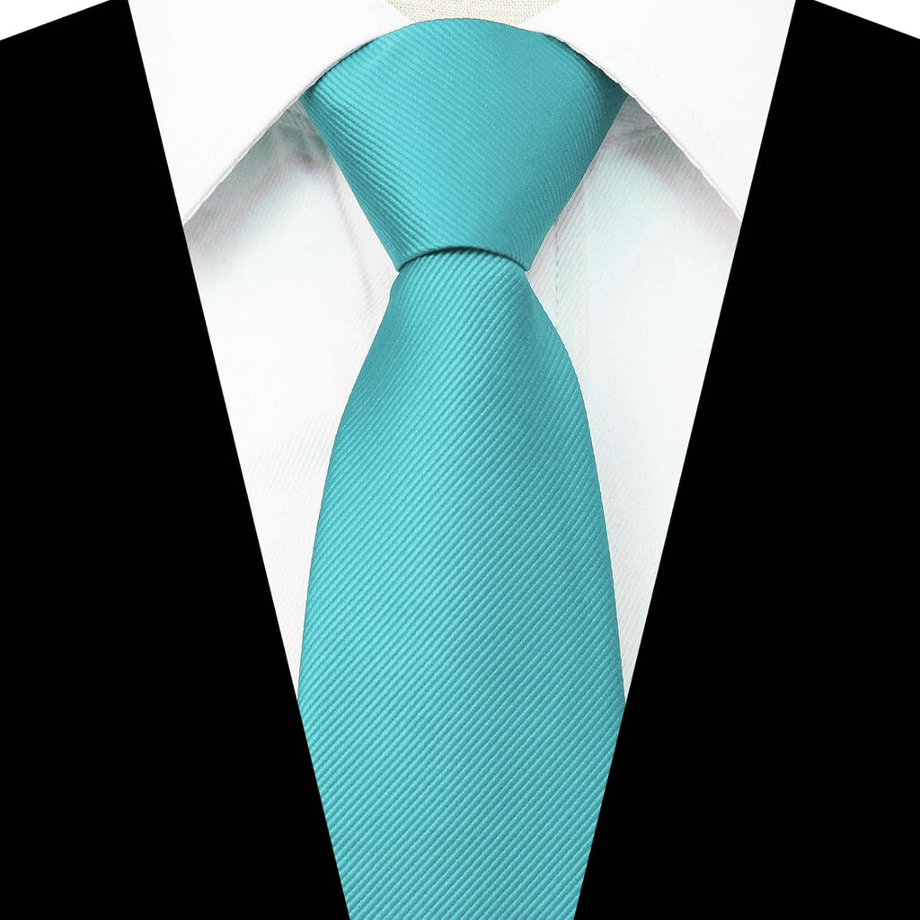 JEMYGINS 3.15“Solid Color Pre-tied Adjustable Necktie for Business and Wedding