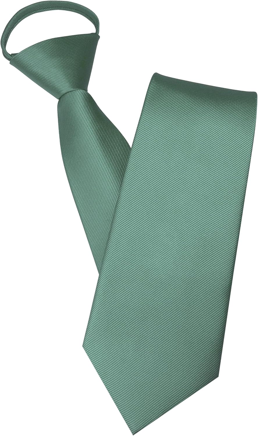 JEMYGINS 3.15“Solid Color Pre-tied Adjustable Necktie for Business and Wedding