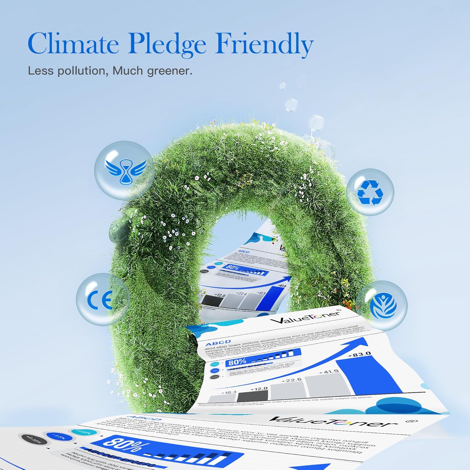 Valuetoner 245XL Ink Cartridge Replacement for Canon 245XL 246XL Combo Pack PG-245XL CL-246XL for Pixma TR4520 TR4527 MG2522 MG2520 MX490 MX492 TS202 TS302 TS3320 MG2920 Printer (Black, Color)