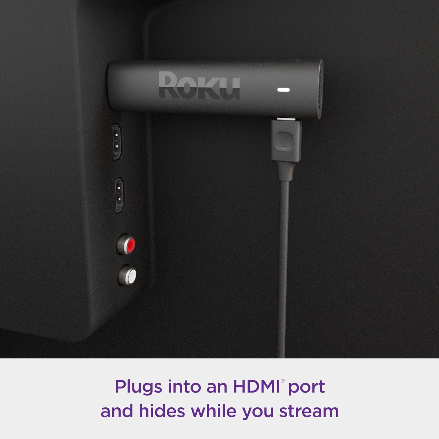 Roku Streaming Stick 4K - HDR & Dolby Vision Roku Streaming Device for TV with Voice Remote & Long-Range Wi-Fi - Free & Live TV