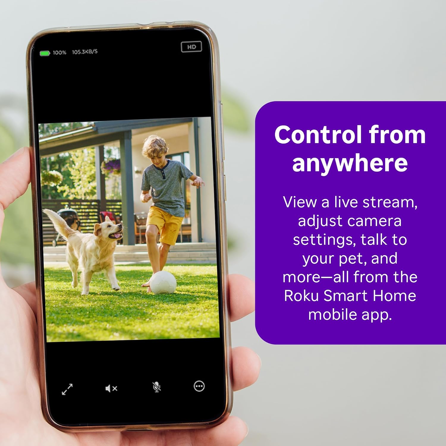 Roku Streaming Stick 4K - HDR & Dolby Vision Roku Streaming Device for TV with Voice Remote & Long-Range Wi-Fi - Free & Live TV