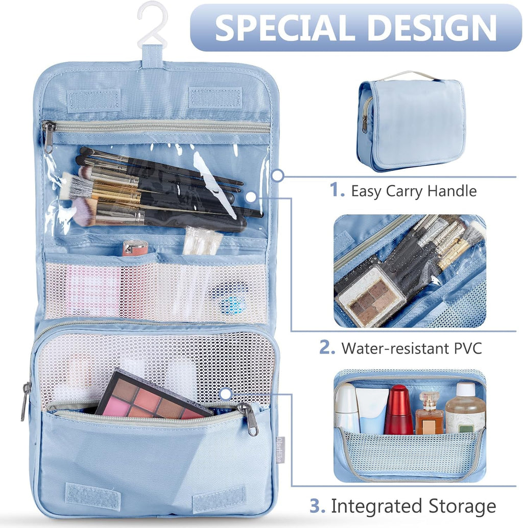 10 Set/8 Set Packing Cubes for Travel, Gifts for Women Mom,Anti-Tearing Suitcase Organizer for Luggage with Shoe & Hanging Toiletry Bag,OlarHike Vacation Essentials & Accessories for Cruise Ship,Cream