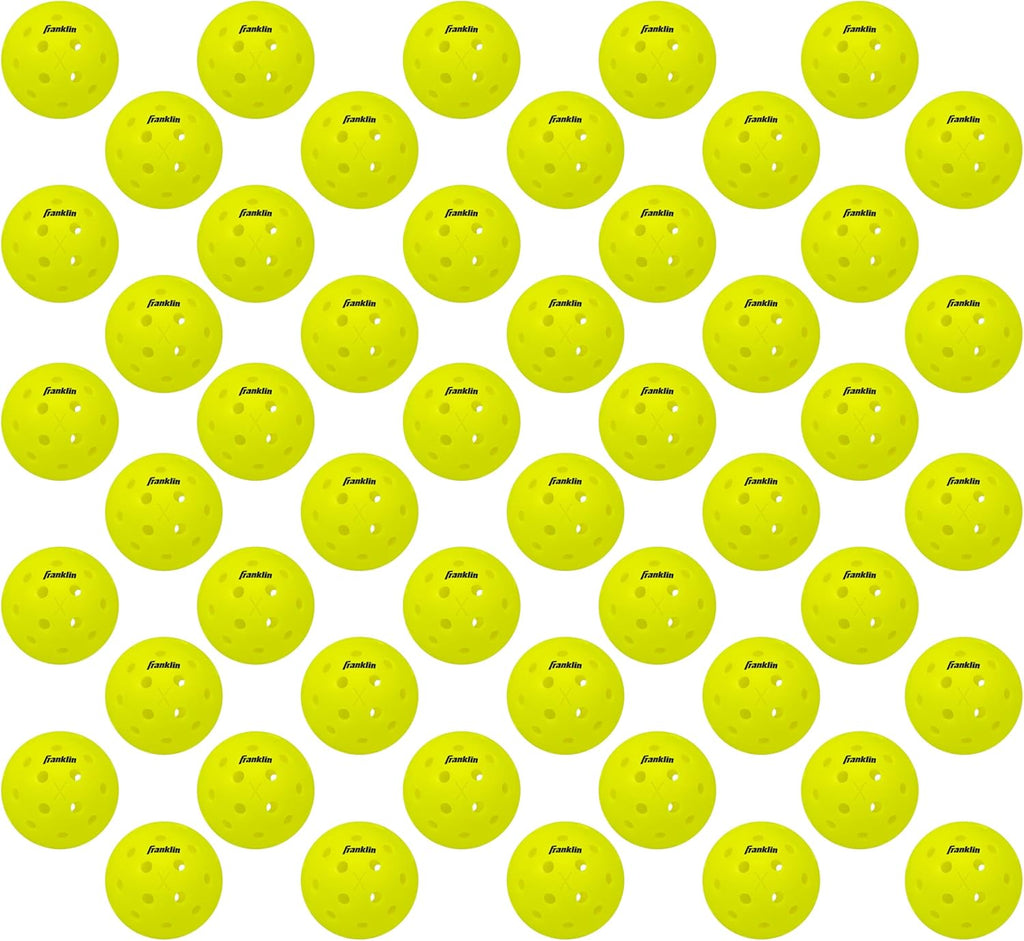 Franklin Sports X-40 Outdoor Pickleballs - Official Ball of USA Pickleball, APP Tour + US Open - Regulation Size