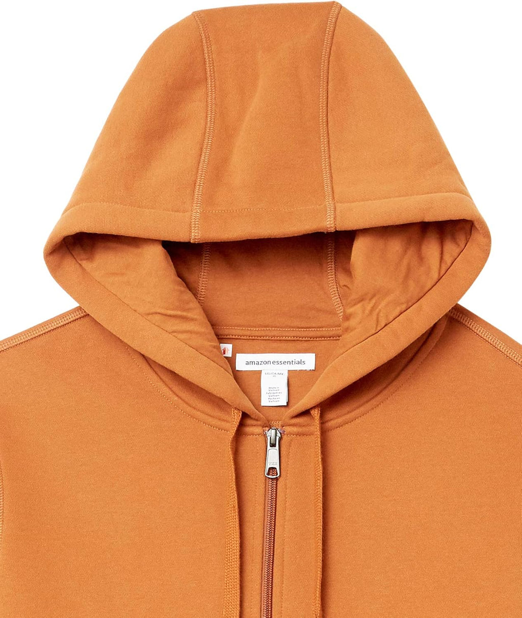 Essentials Men's Full-Zip Fleece Hoodie (Available in Big & Tall)