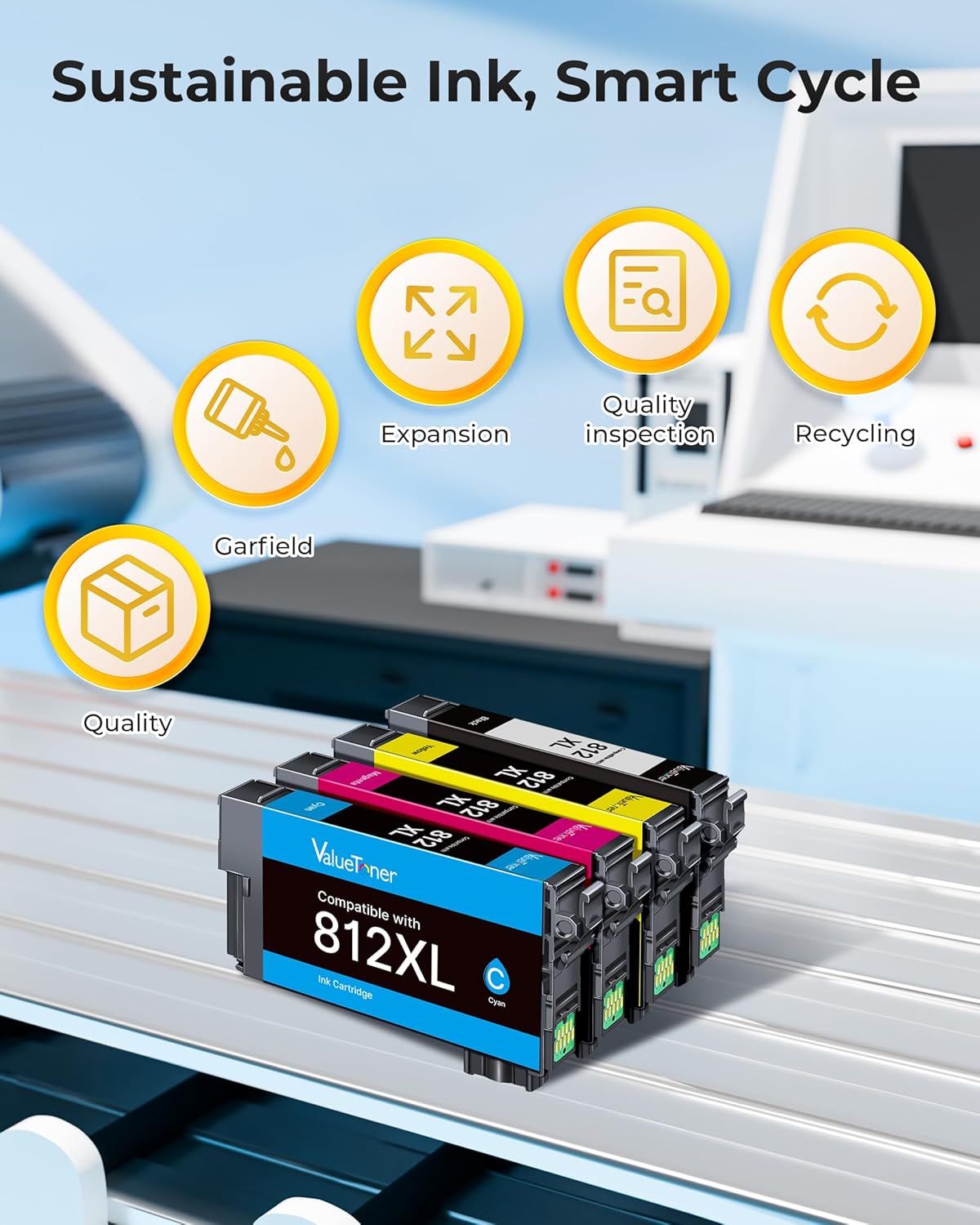 Valuetoner 245XL Ink Cartridge Replacement for Canon 245XL 246XL Combo Pack PG-245XL CL-246XL for Pixma TR4520 TR4527 MG2522 MG2520 MX490 MX492 TS202 TS302 TS3320 MG2920 Printer (Black, Color)