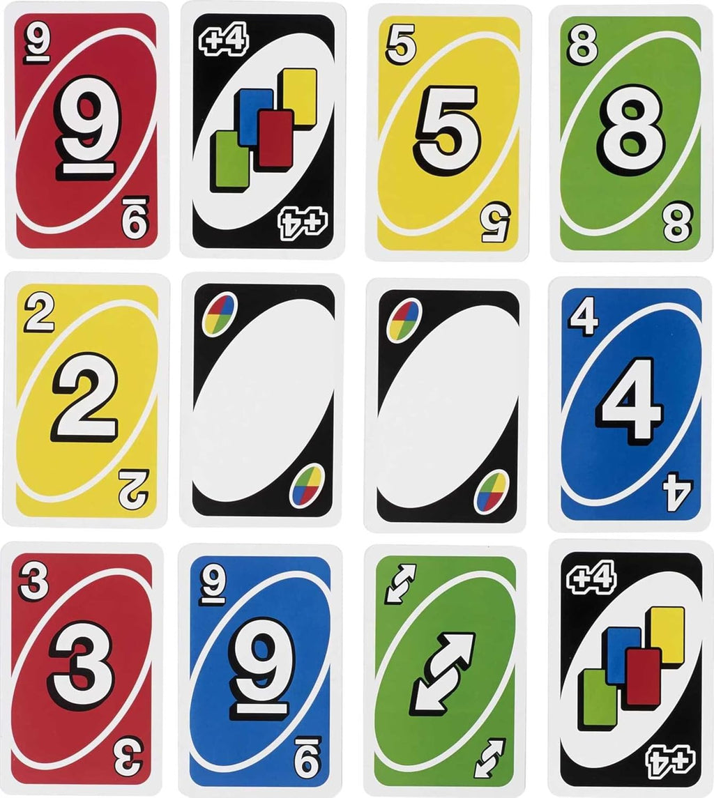 Mattel Games Giant UNO Card Game for Kid, Adult & Families, Color Blind Accessible & Customizable Large Deck