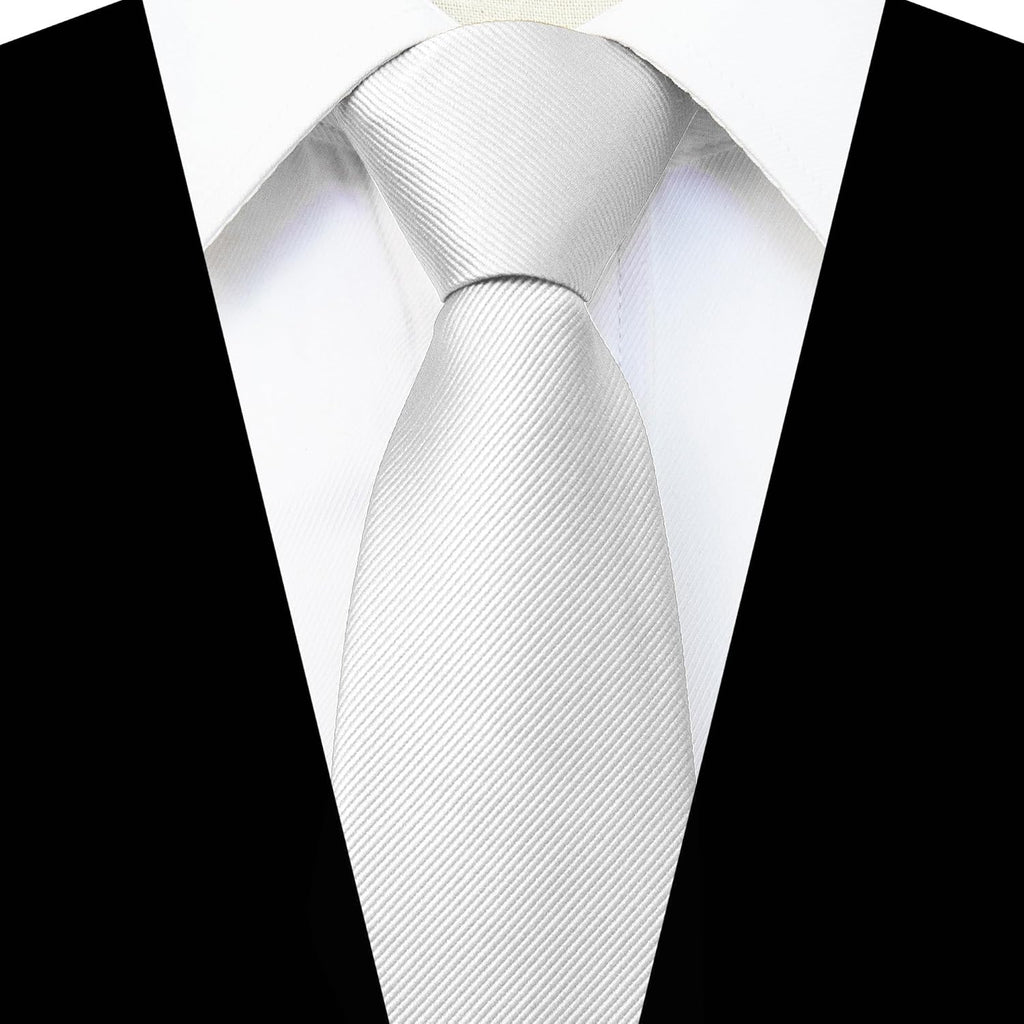 JEMYGINS 3.15“Solid Color Pre-tied Adjustable Necktie for Business and Wedding