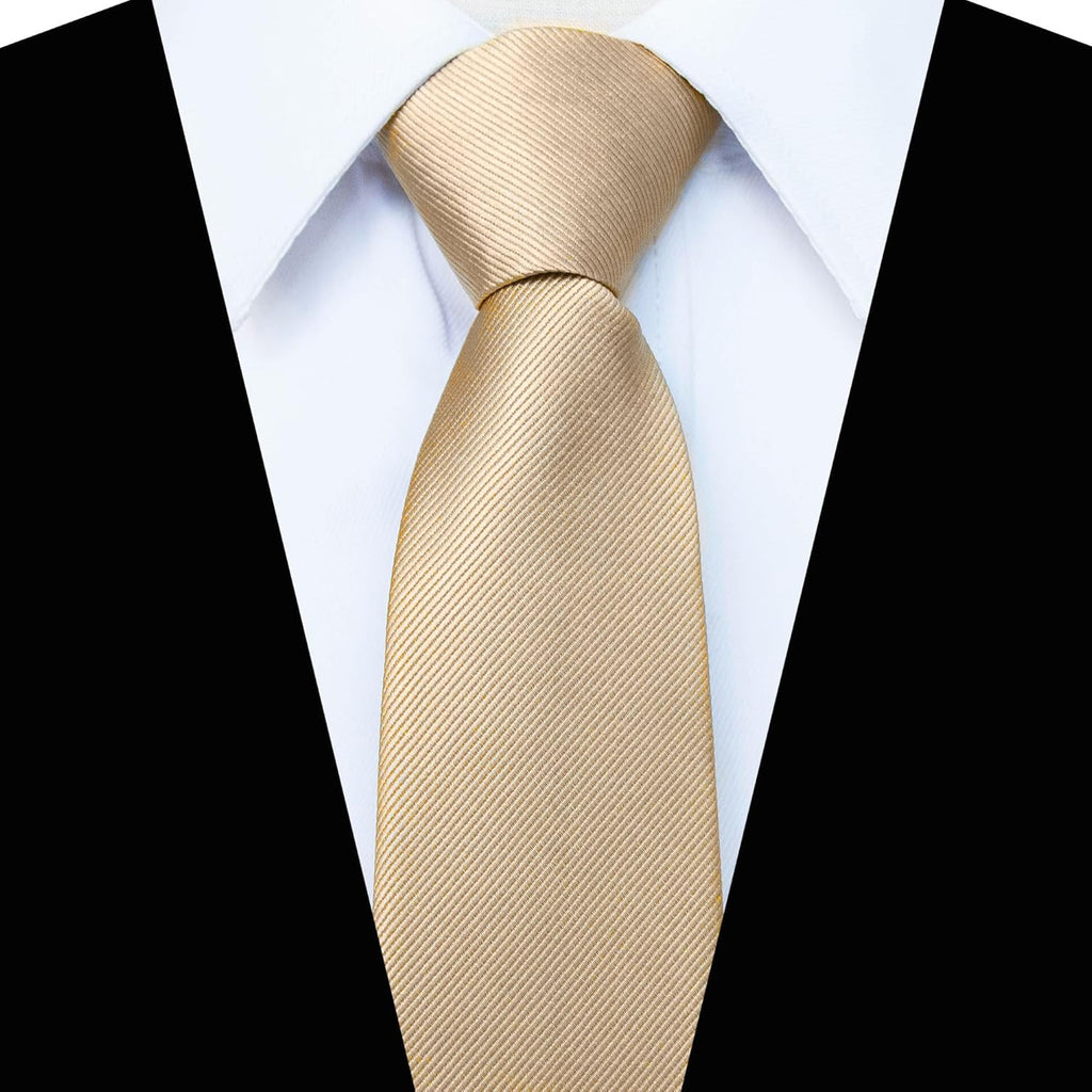 JEMYGINS 3.15“Solid Color Pre-tied Adjustable Necktie for Business and Wedding