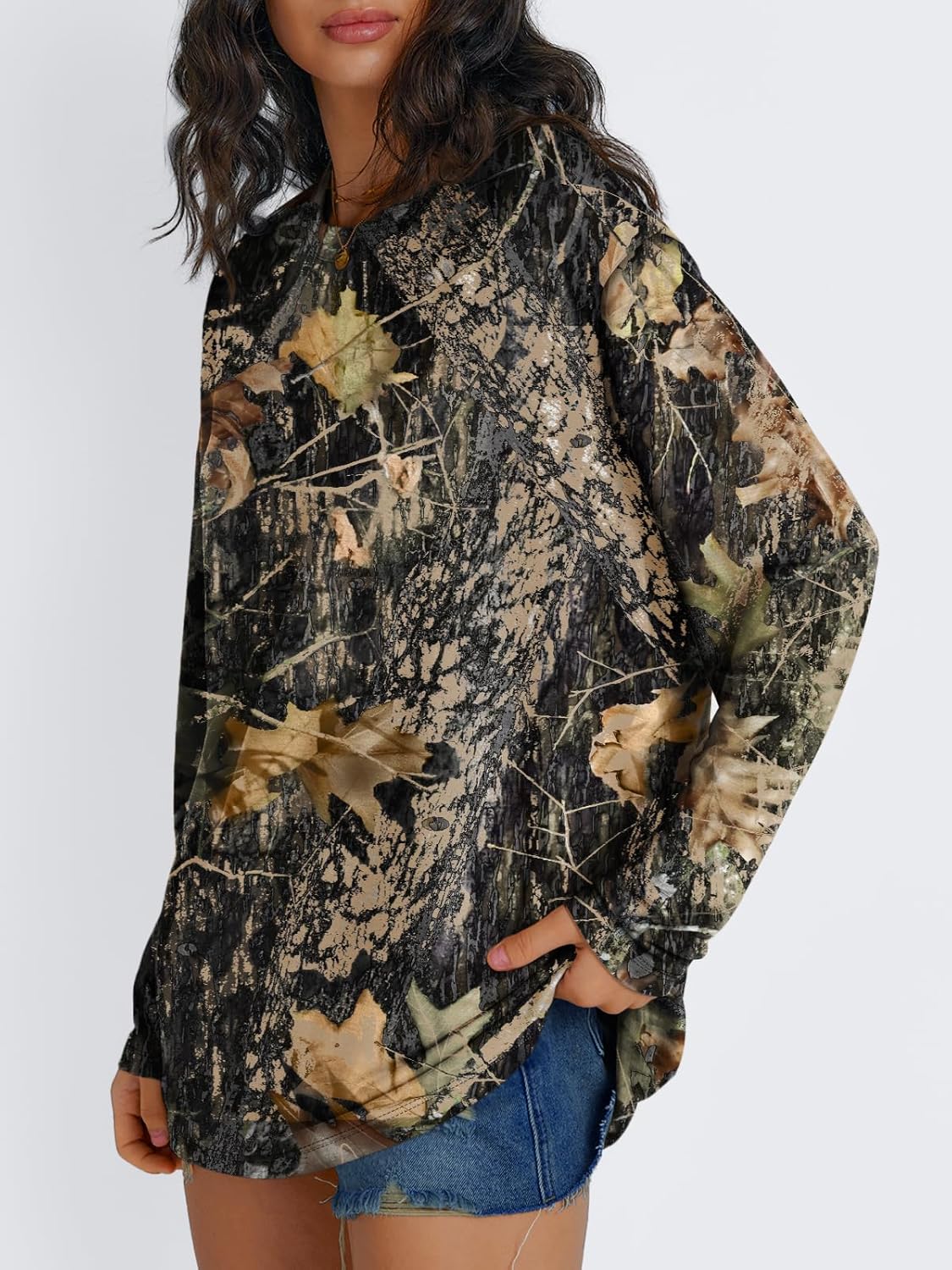 Trendy Queen Womens Oversized Long Sleeve T Shirts 2025 Basic Crewneck Tee Fall Tops Casual Workout Y2K Clothes