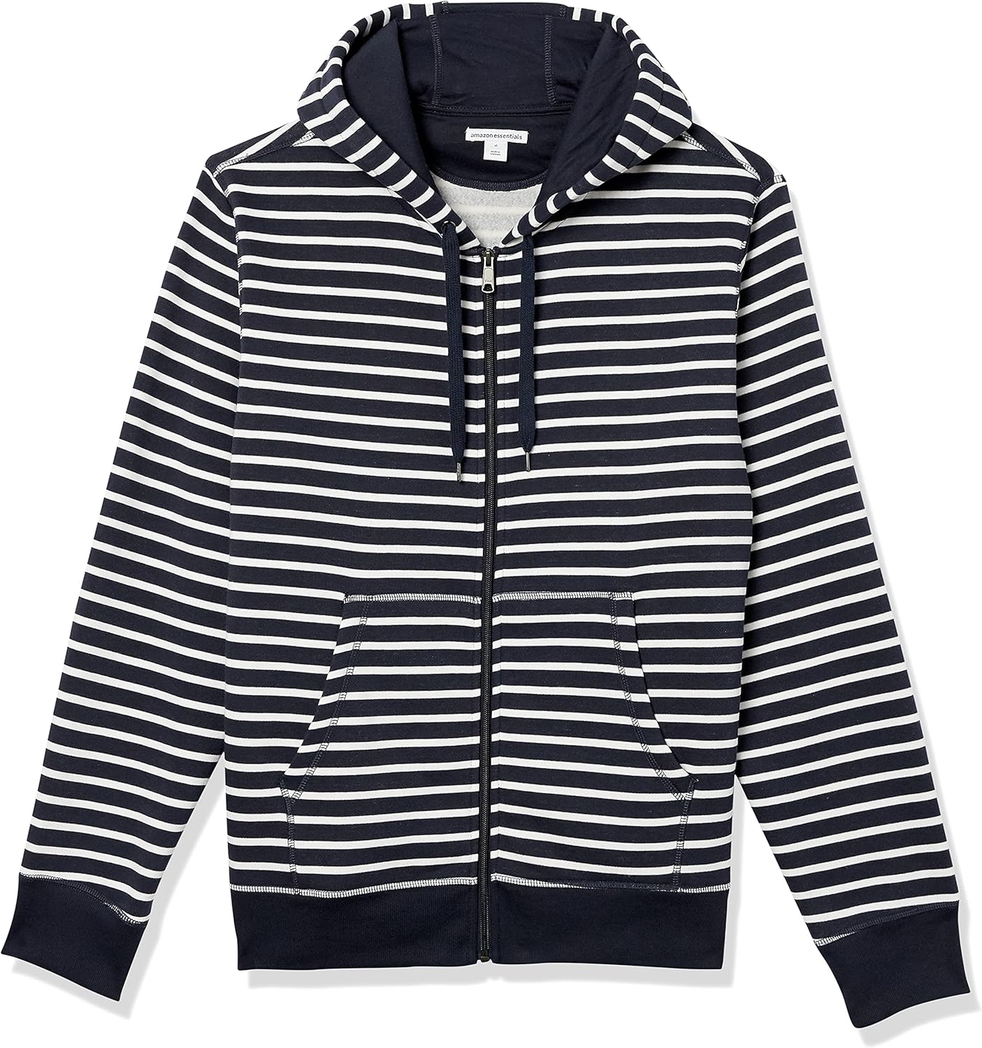 Essentials Men's Full-Zip Fleece Hoodie (Available in Big & Tall)