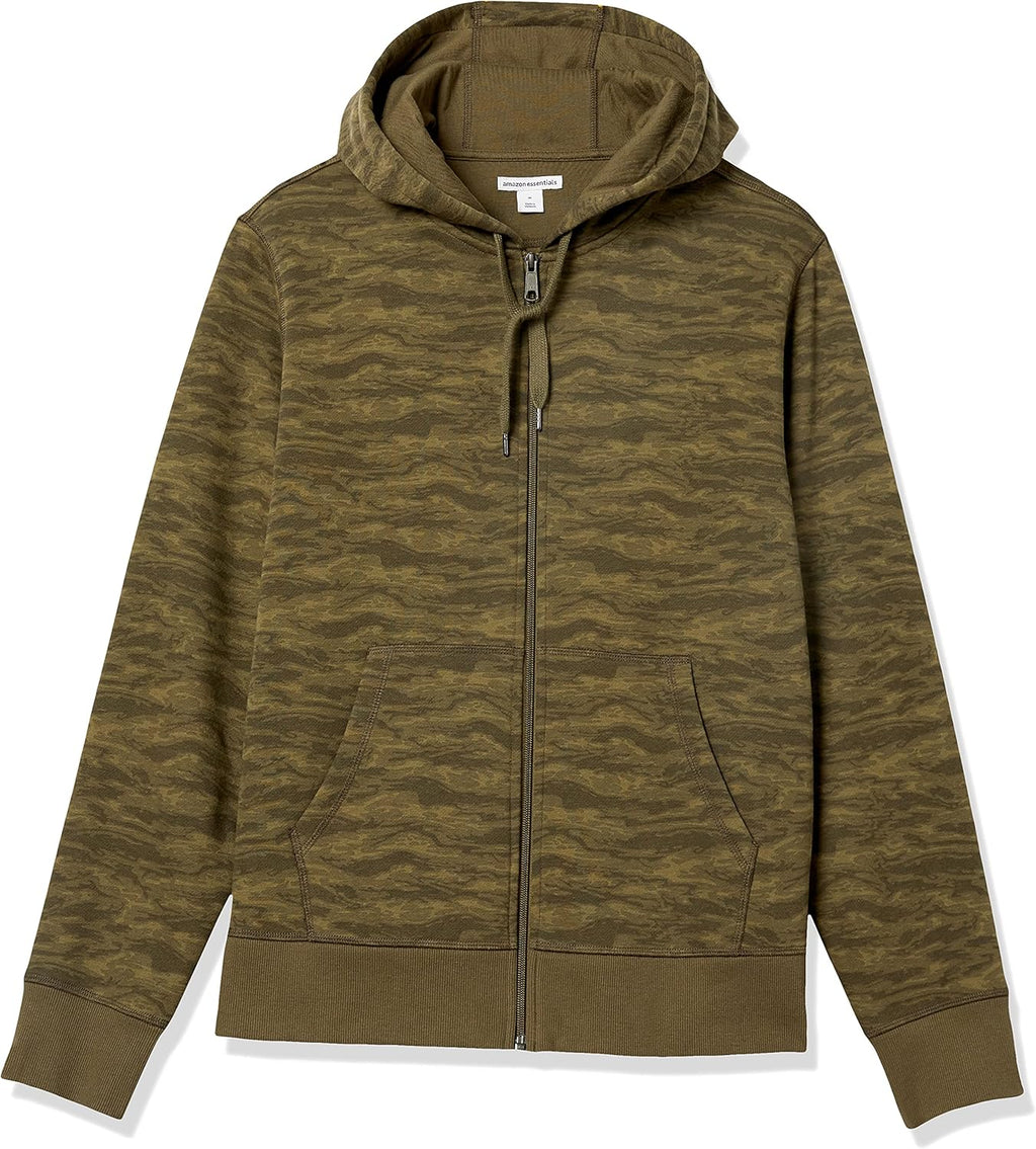 Essentials Men's Full-Zip Fleece Hoodie (Available in Big & Tall)