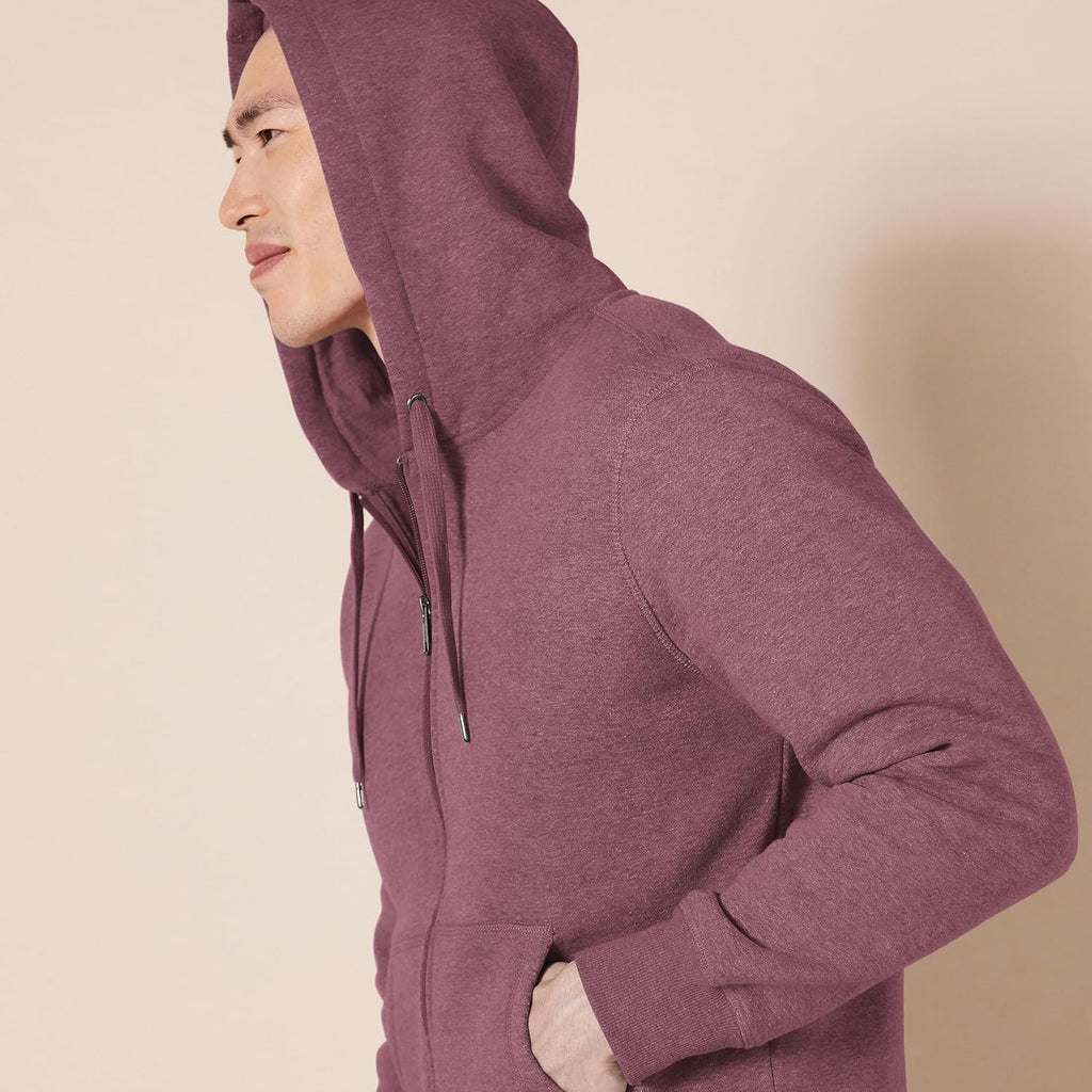 Essentials Men's Full-Zip Fleece Hoodie (Available in Big & Tall)