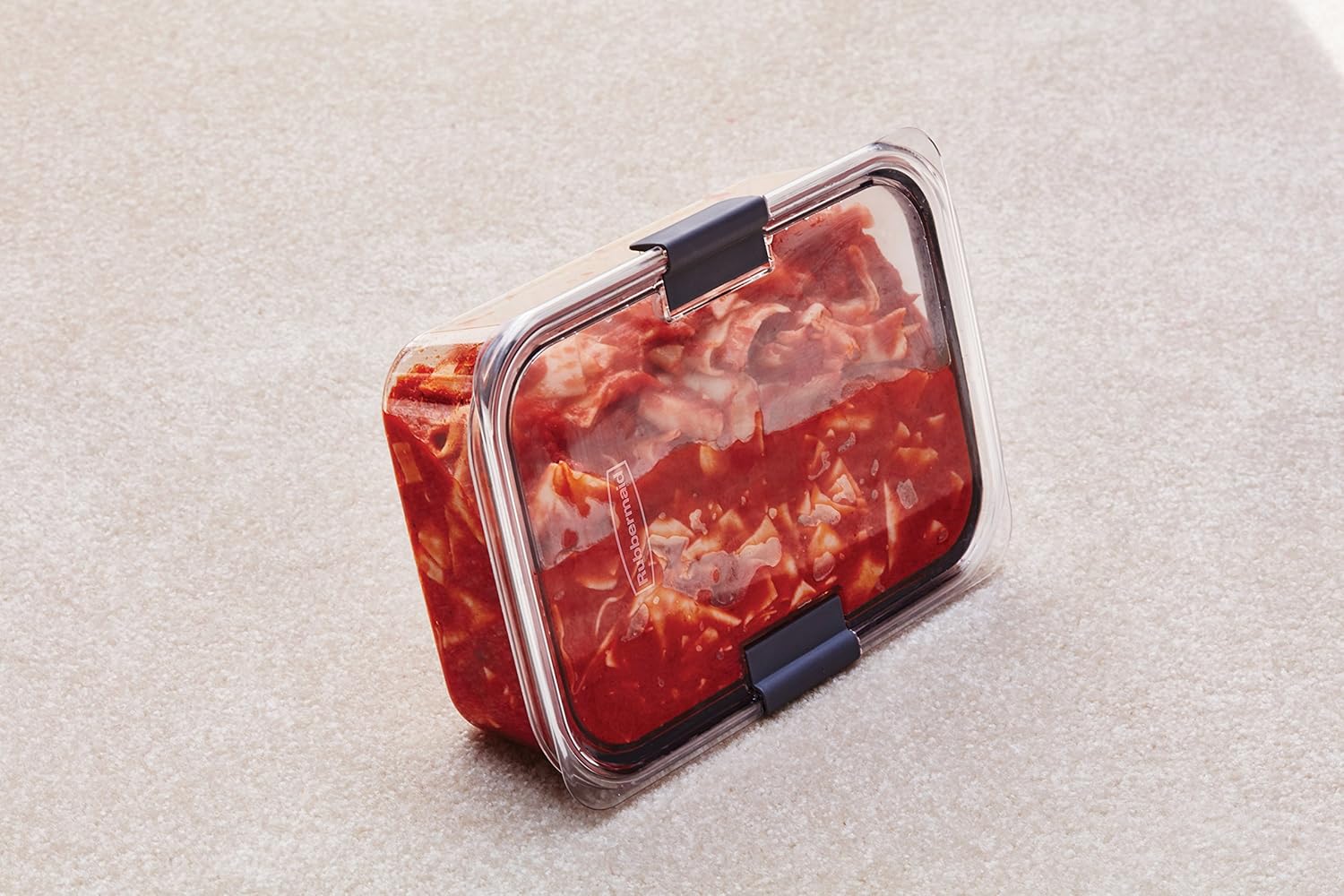 Rubbermaid Brilliance Food Storage Containers BPA Free Airtight Lids Ideal for Lunch Meal Prep & Leftovers Set of 5 (3.2 Cup)