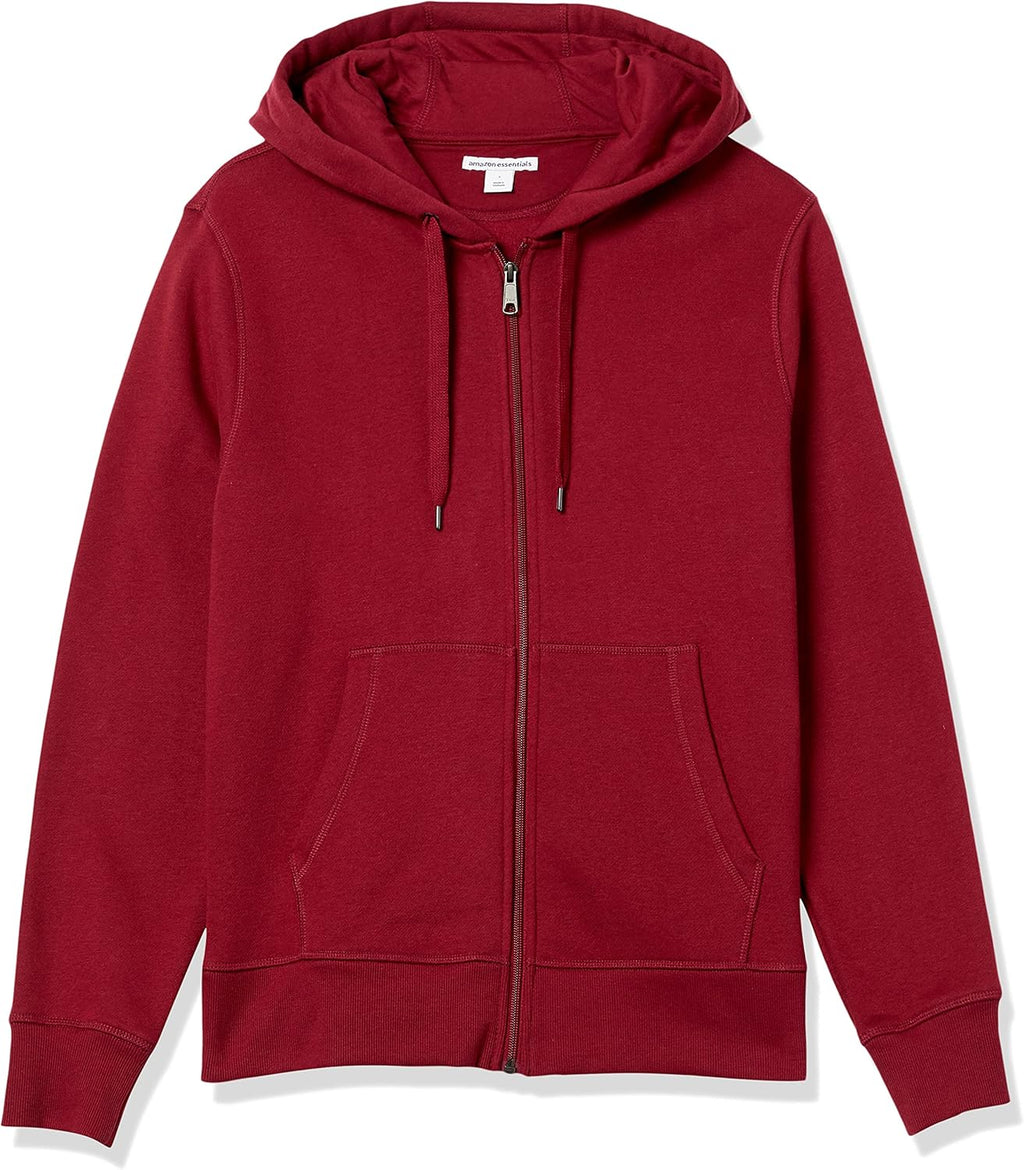 Essentials Men's Full-Zip Fleece Hoodie (Available in Big & Tall)