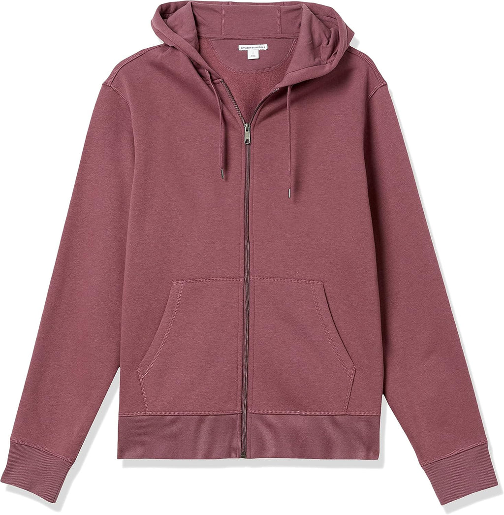 Essentials Men's Full-Zip Fleece Hoodie (Available in Big & Tall)