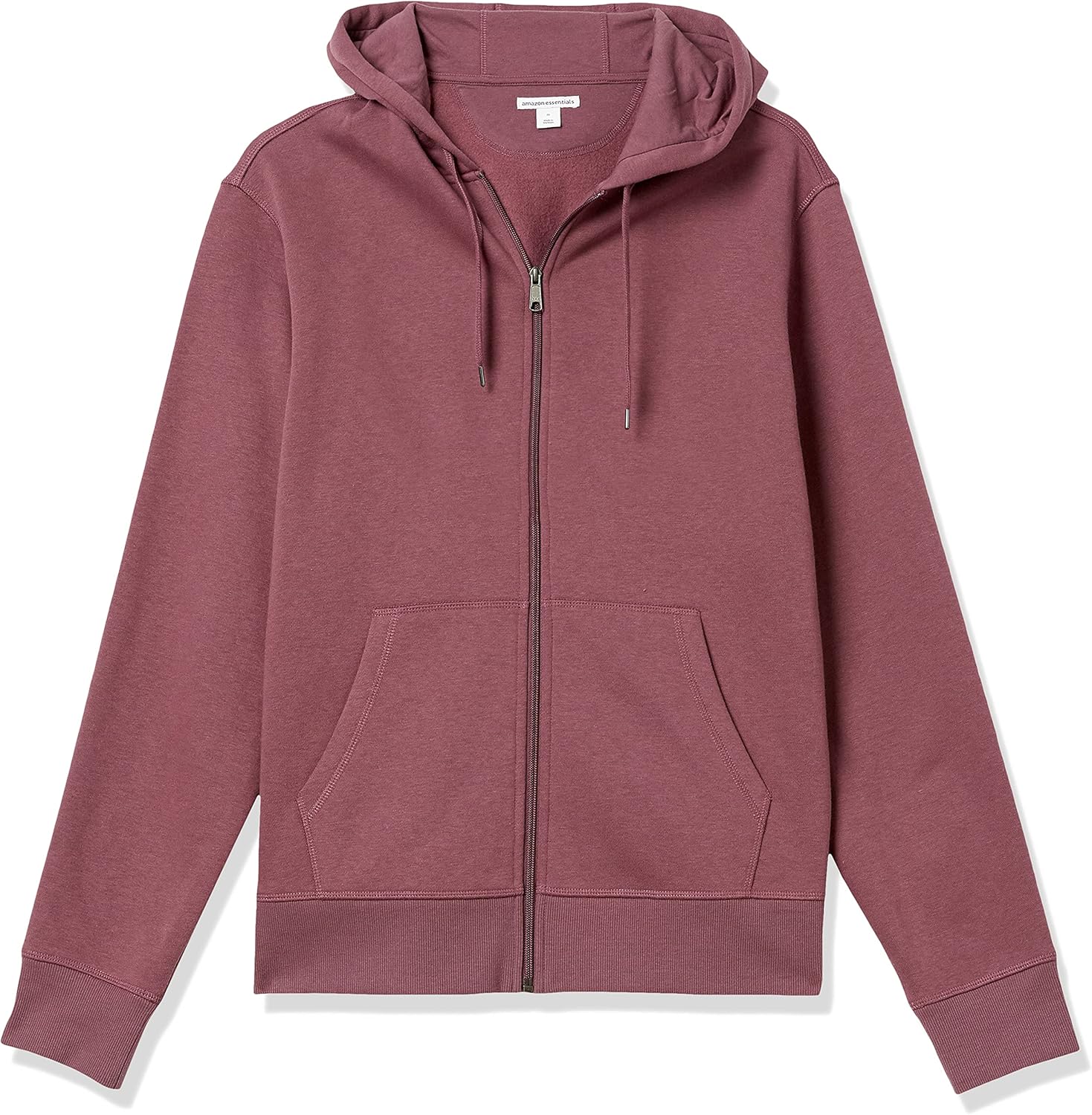 Essentials Men's Full-Zip Fleece Hoodie (Available in Big & Tall)
