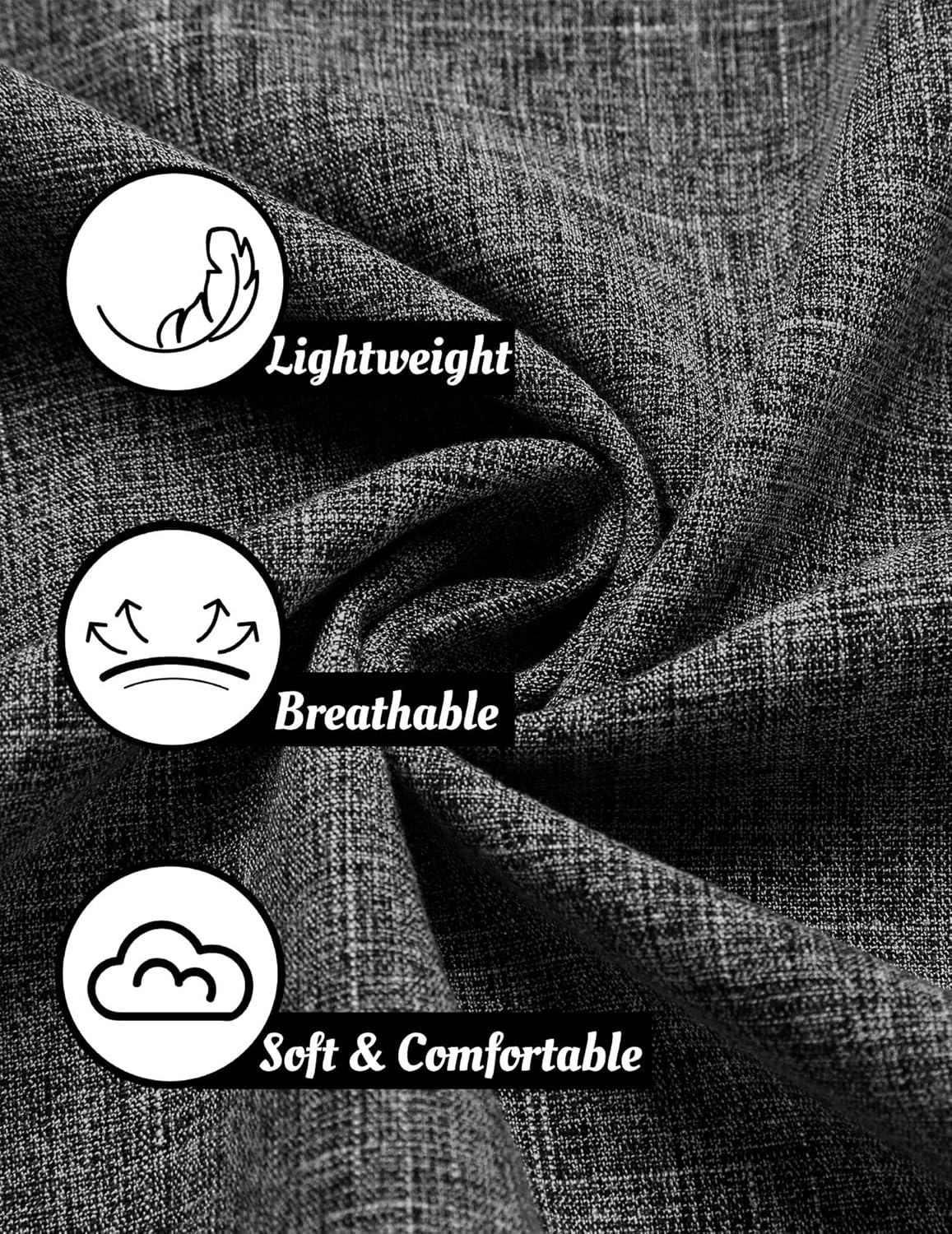 COOFANDY Men's Linen Shirts Short Sleeve Casual Shirts Button Down Shirt for Men Beach Summer Wedding Shirt