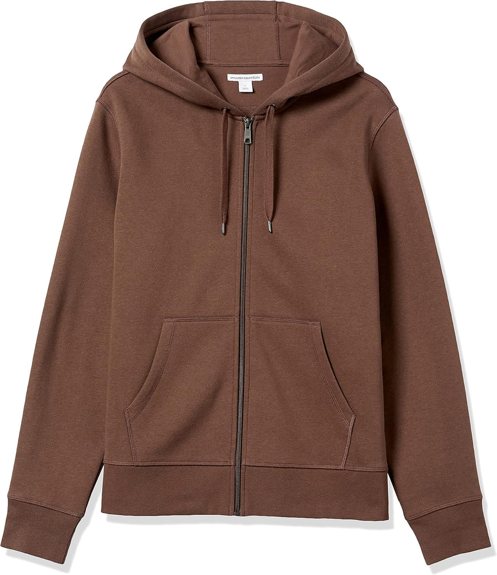 Essentials Men's Full-Zip Fleece Hoodie (Available in Big & Tall)