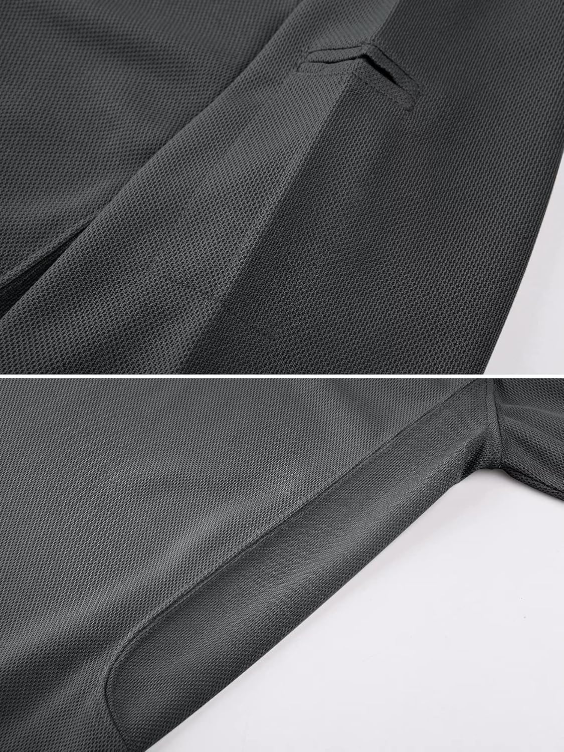 MAGCOMSEN Men's Polo Shirt Quick Dry Performance Short Sleeve Tactical Shirts Pique Jersey Golf Shirt