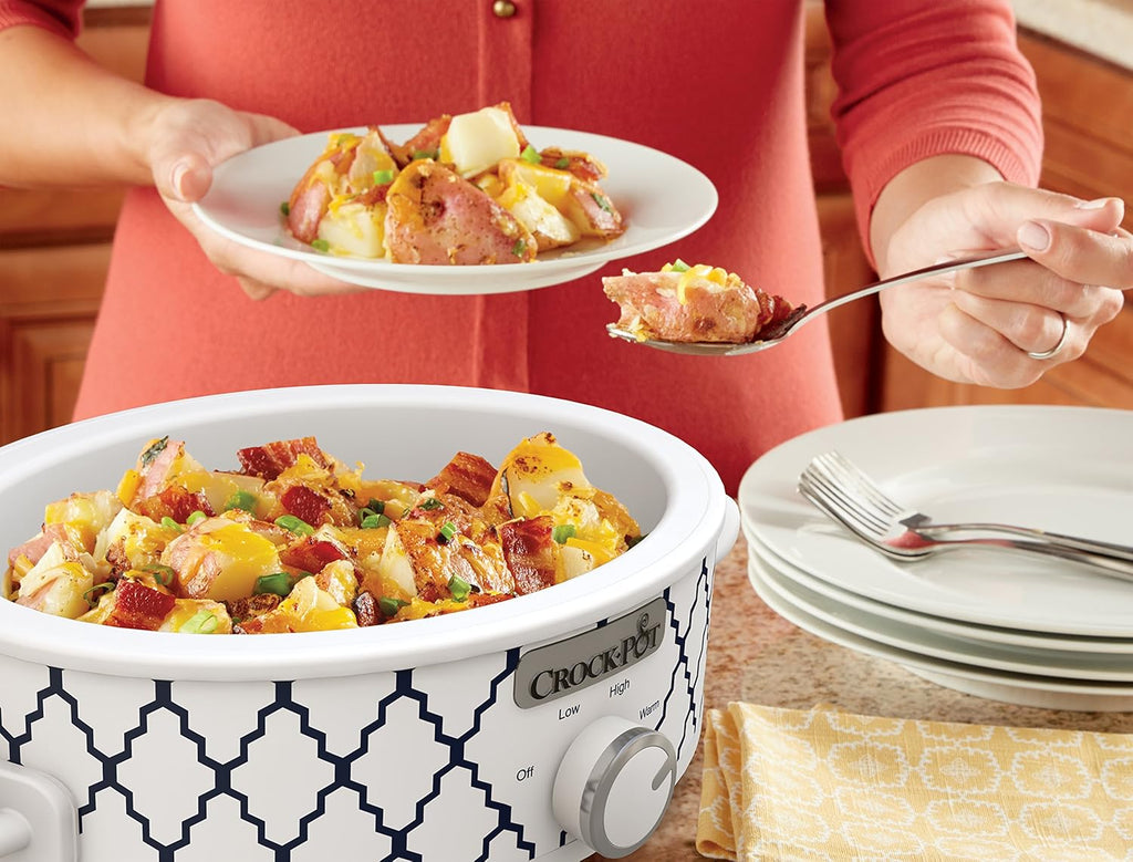 Crock-Pot 7 Quart Oval Manual Slow Cooker, Stainless Steel (SCV700-S-BR), Versatile Cookware for Large Families or Entertaining