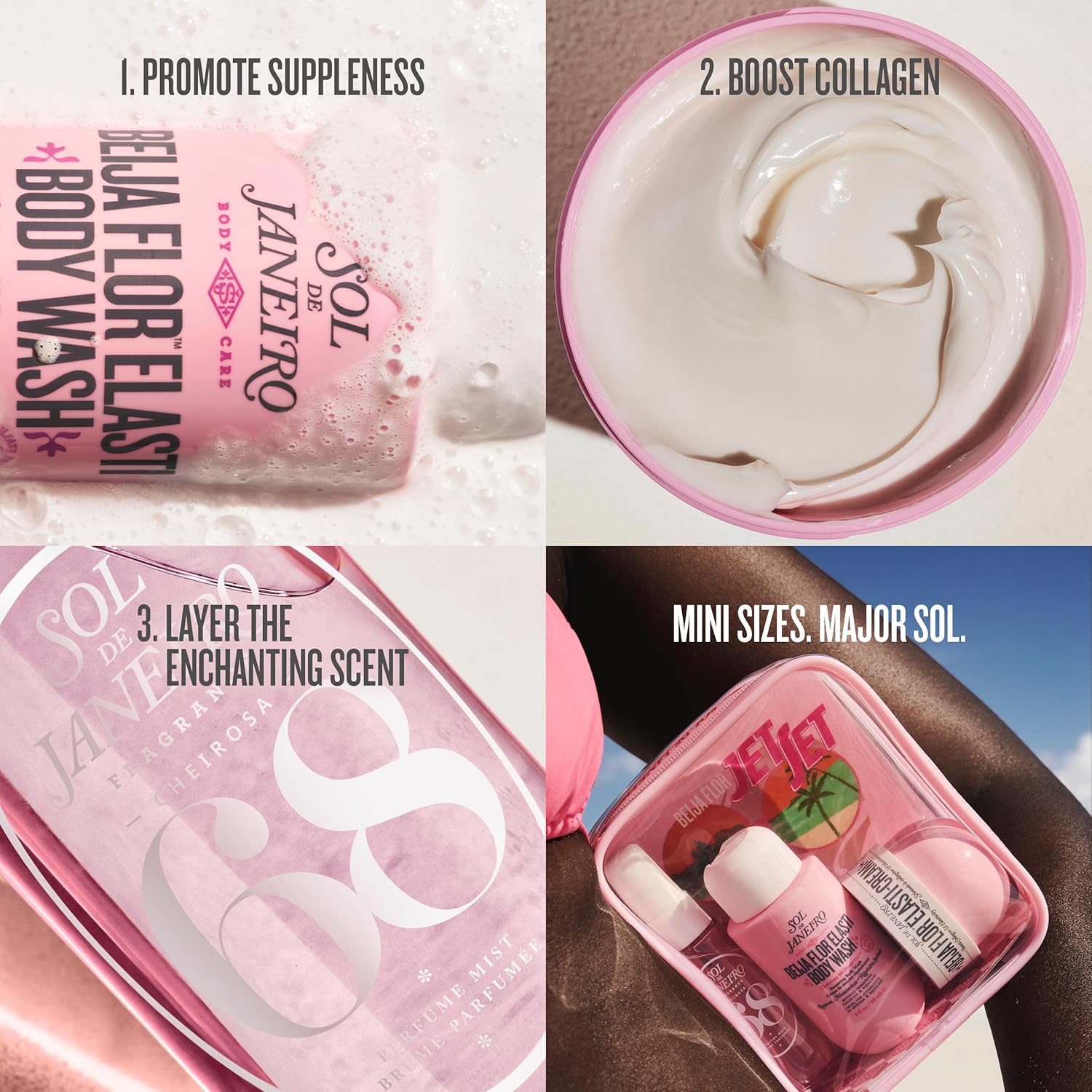 SOL DE JANEIRO Jet Set | Travel Shower Kit