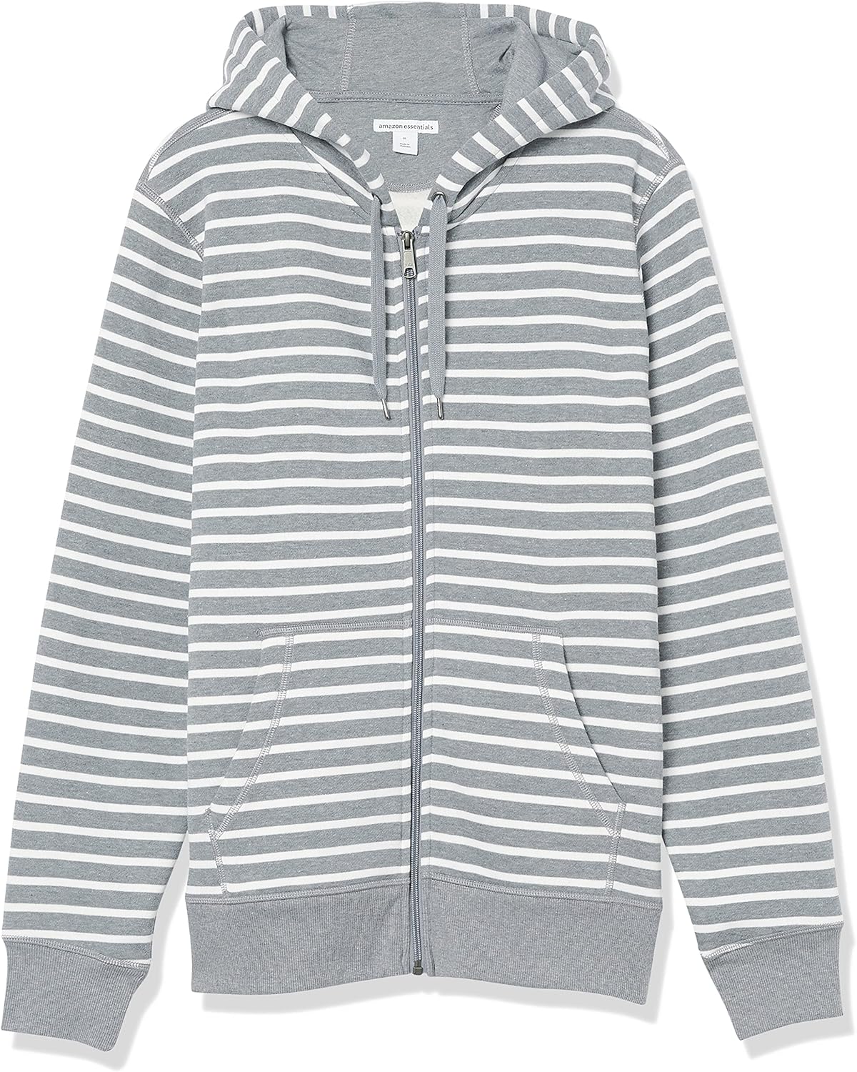 Essentials Men's Full-Zip Fleece Hoodie (Available in Big & Tall)