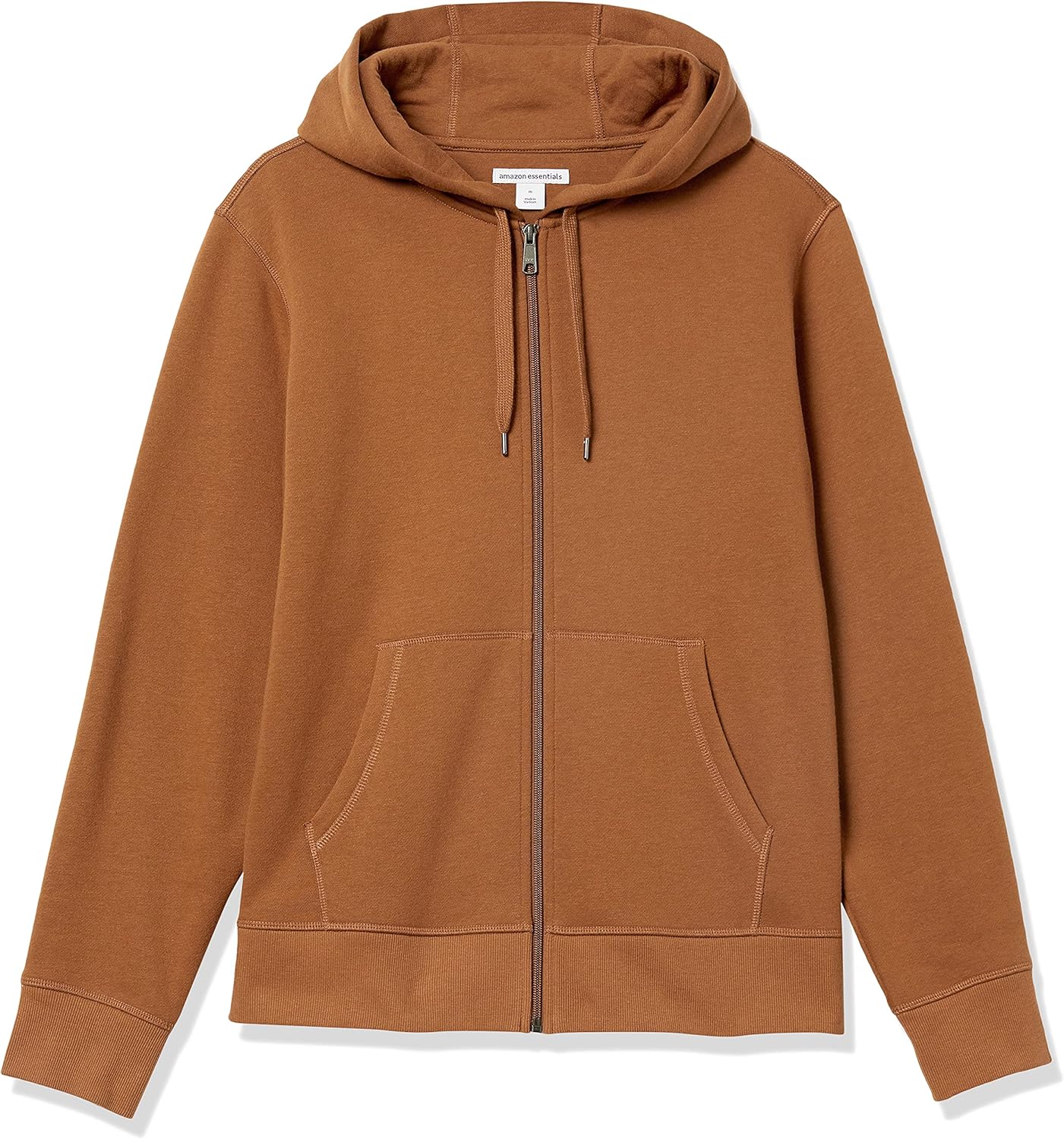 Essentials Men's Full-Zip Fleece Hoodie (Available in Big & Tall)