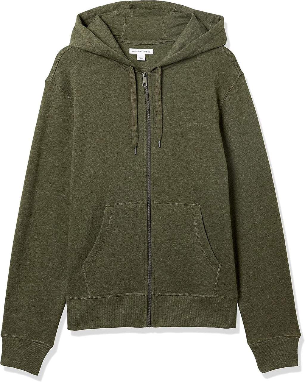 Essentials Men's Full-Zip Fleece Hoodie (Available in Big & Tall)