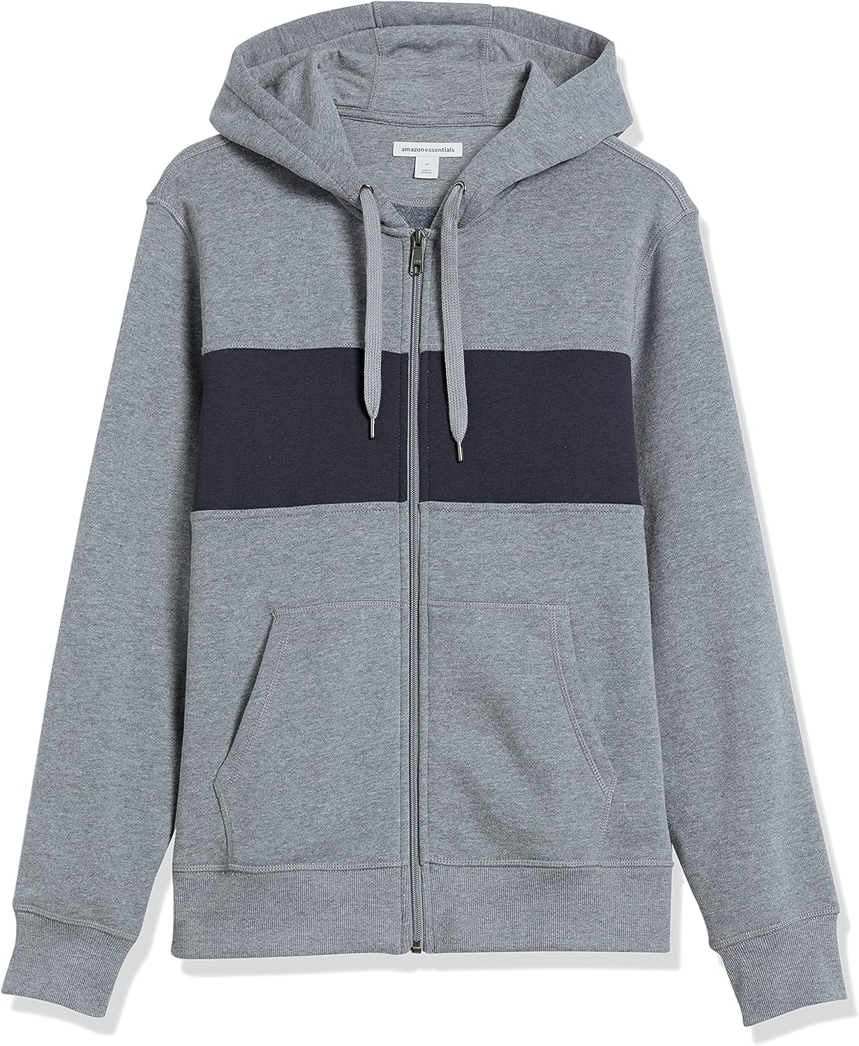 Essentials Men's Full-Zip Fleece Hoodie (Available in Big & Tall)