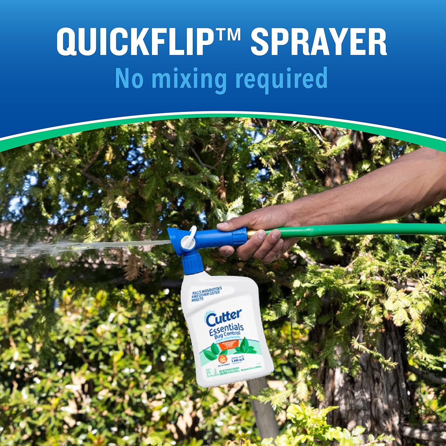 Cutter Backyard Bug Control Spray Concentrate (2 Pack), Kills Mosquitoes, Fleas & Listed Ants, 32 fl Ounce